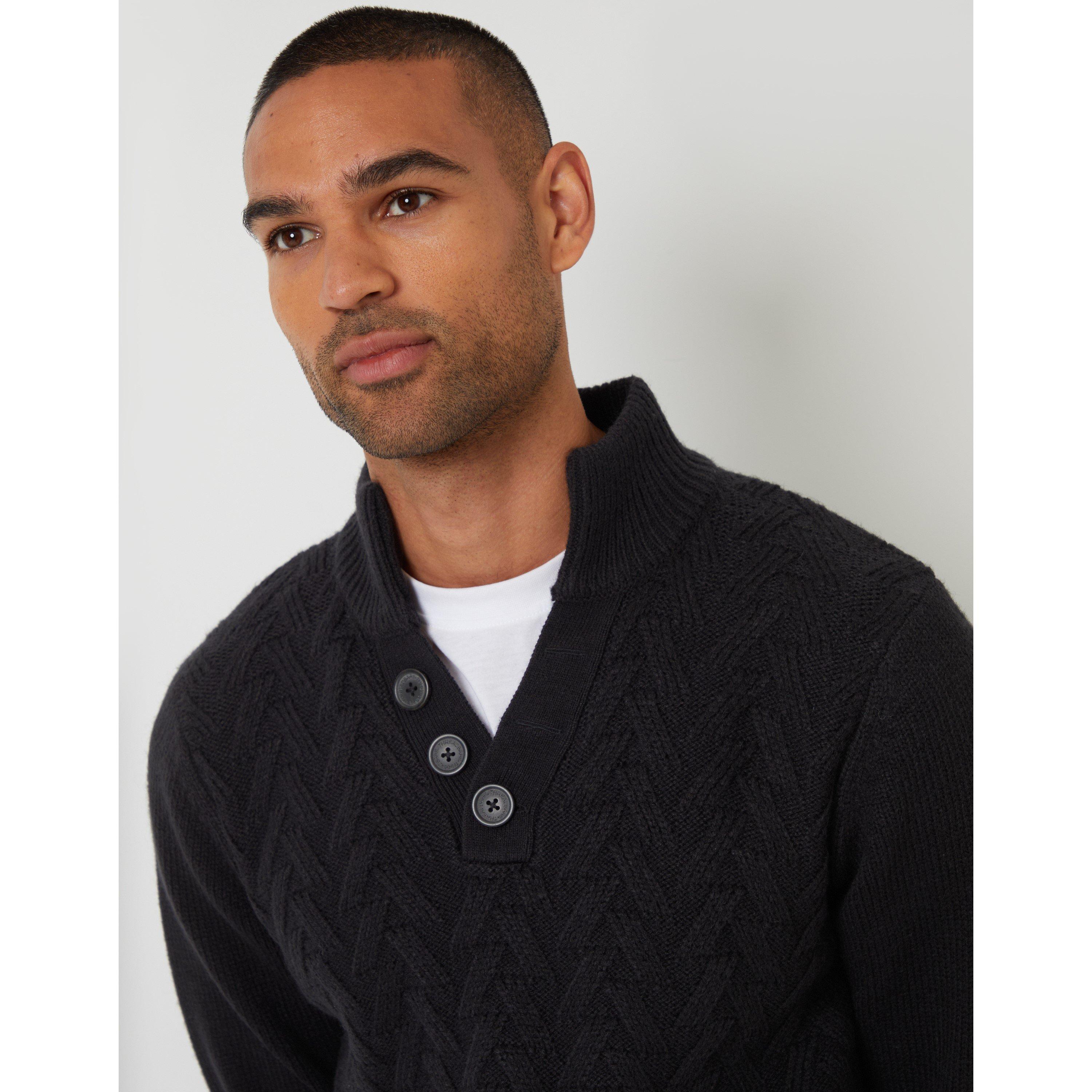 Black - Threadbare - TB Cranmere Crew Neck Jumper - 4