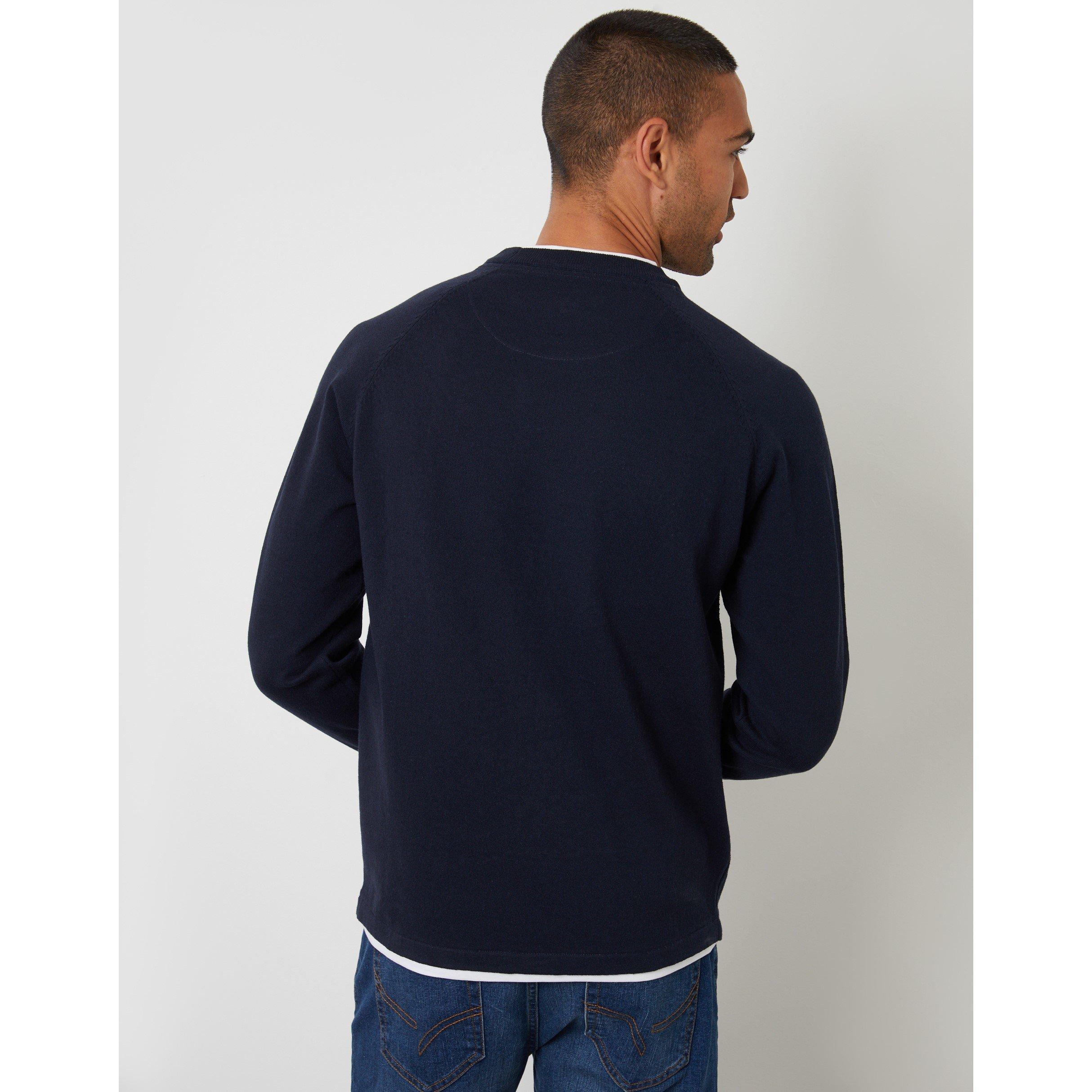 Marineblau - Threadbare - Trainmer Jumper Sn62 - 3