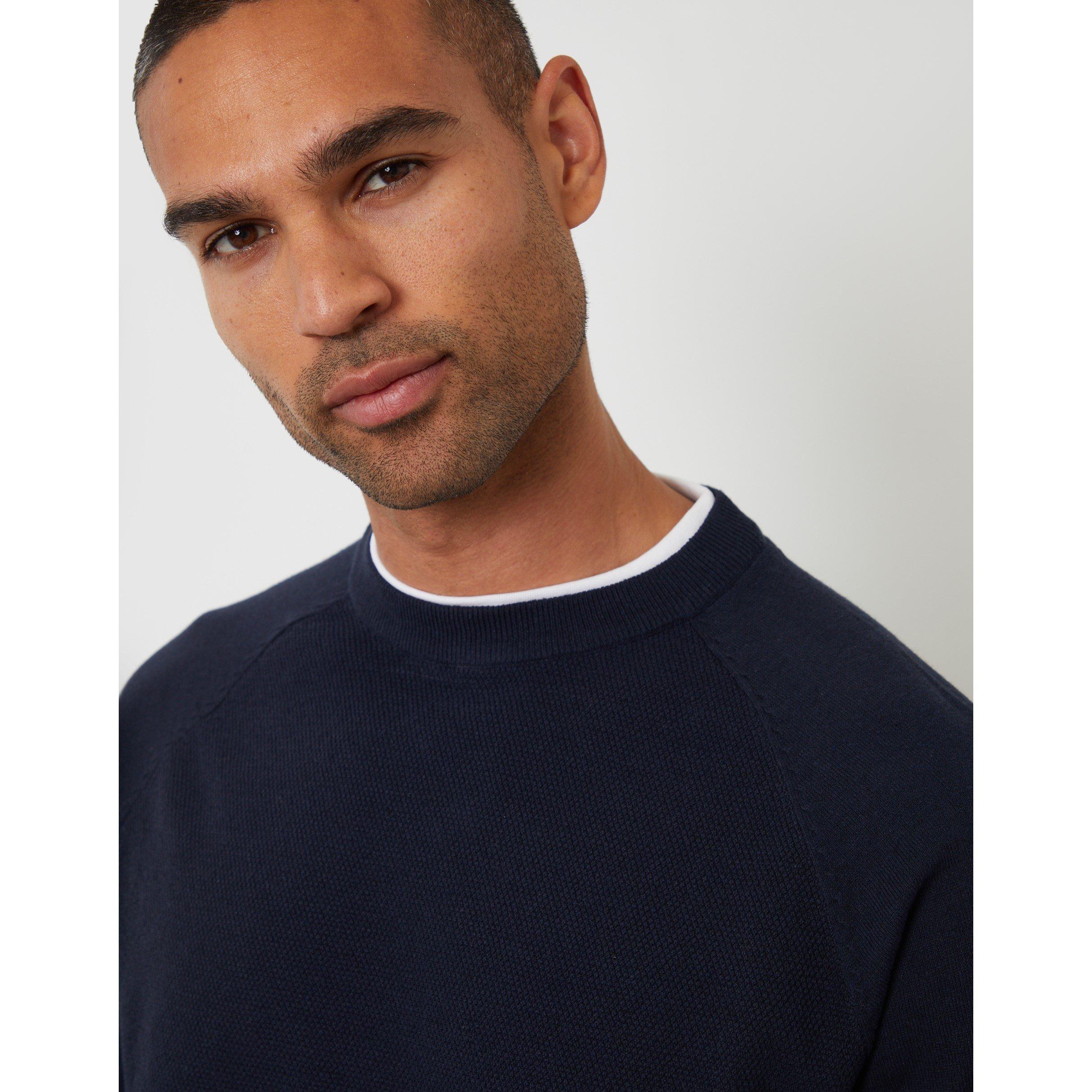 Marineblau - Threadbare - Trainmer Jumper Sn62 - 4