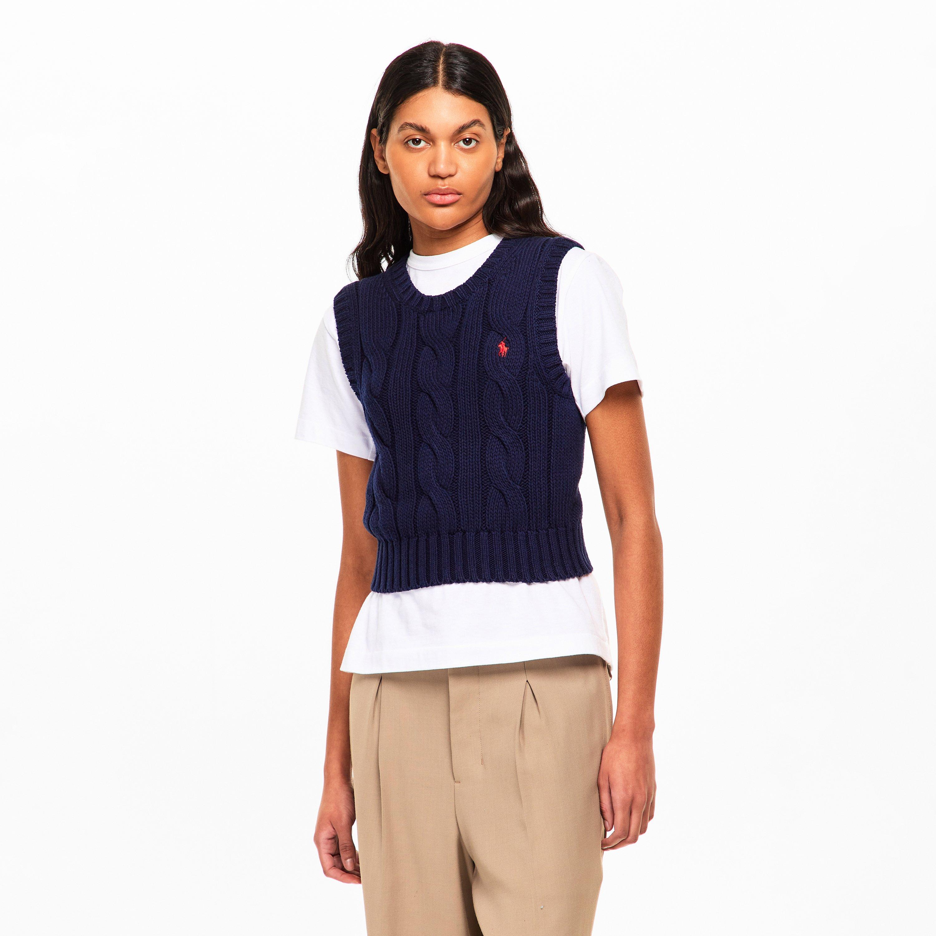 HUNTER NAVY - Polo Ralph Lauren - Polo Cable Knit Ld61 - 3