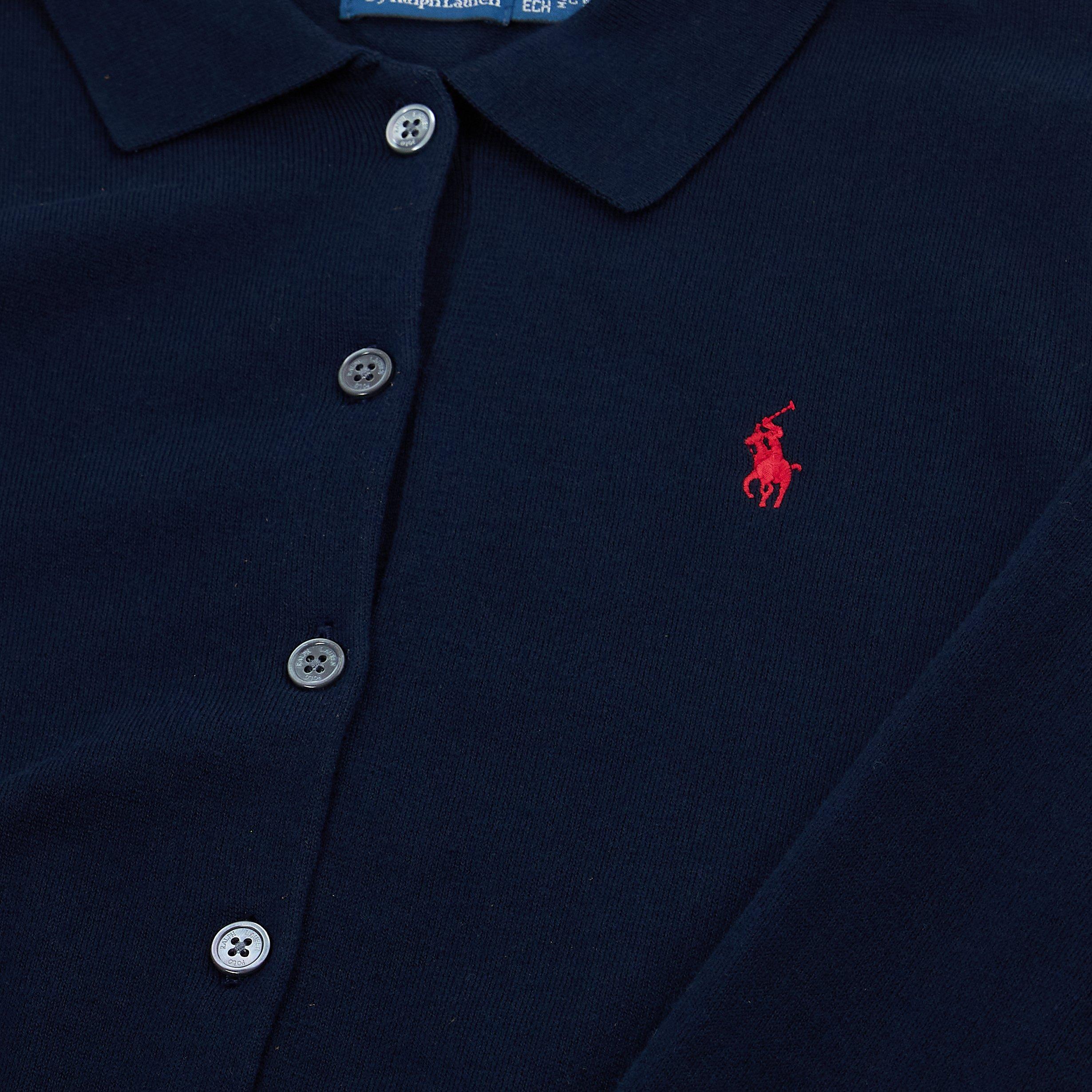 HUNTER NAVY - Polo Ralph Lauren - Polo Pima Cardigan Ld61 - 5