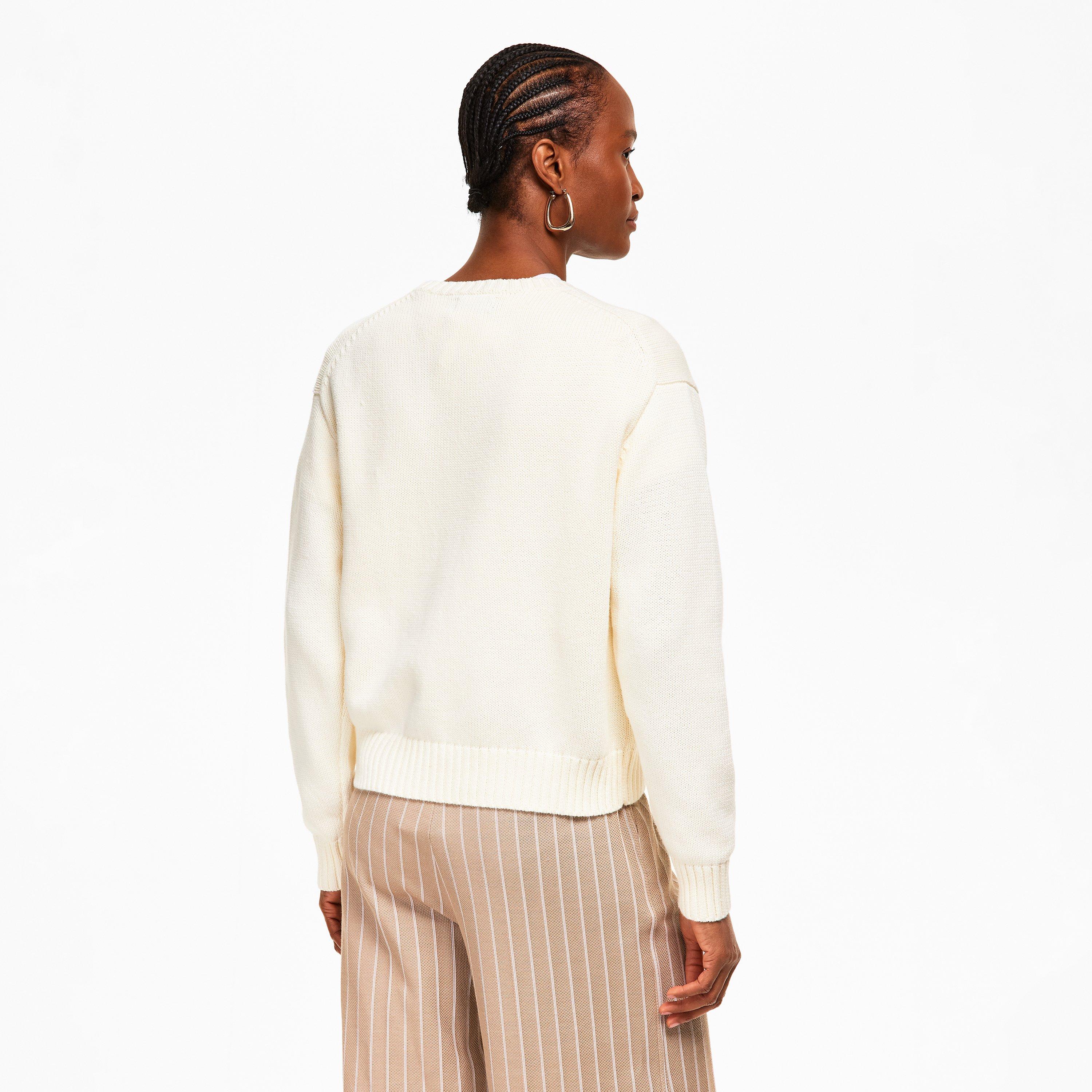 PARCHMENT CREAM - Polo Ralph Lauren - Women's Bear Crew Neck Jumper - 4