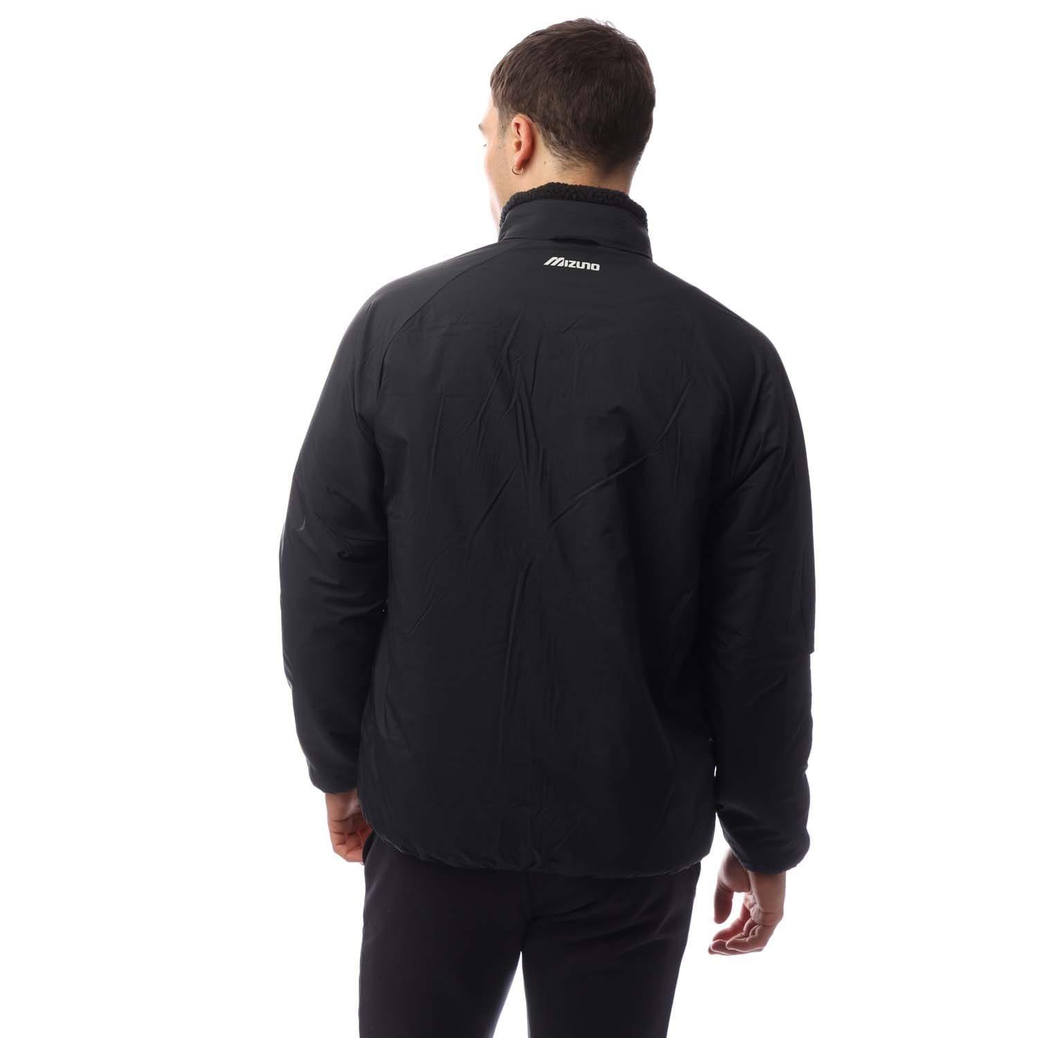 Black - Mizuno - Polartec Thermalloft Reversible Jacket - 2