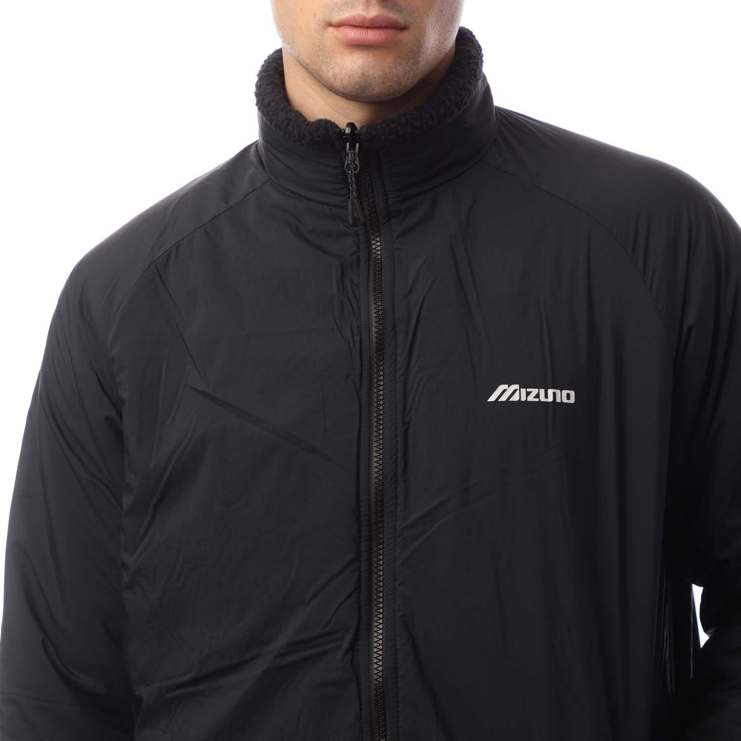 Black - Mizuno - Polartec Thermalloft Reversible Jacket - 3