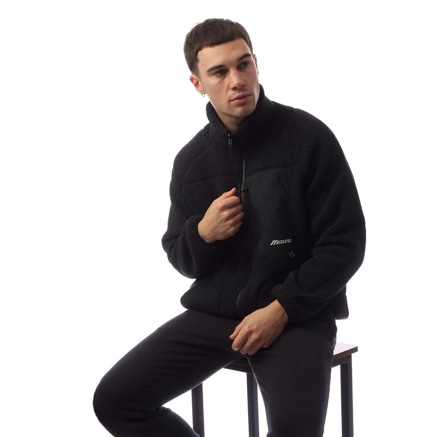 Black - Mizuno - Polartec Thermalloft Reversible Jacket - 7