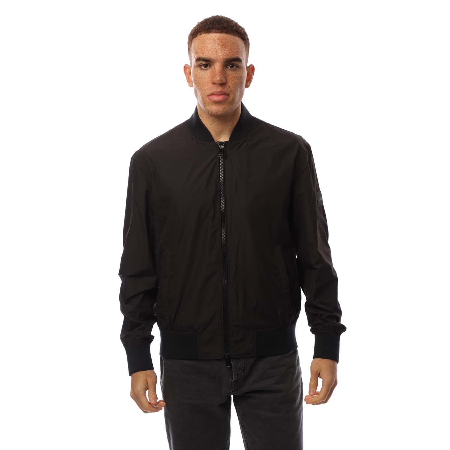 Black - Boss - Bomber Jacket - 1