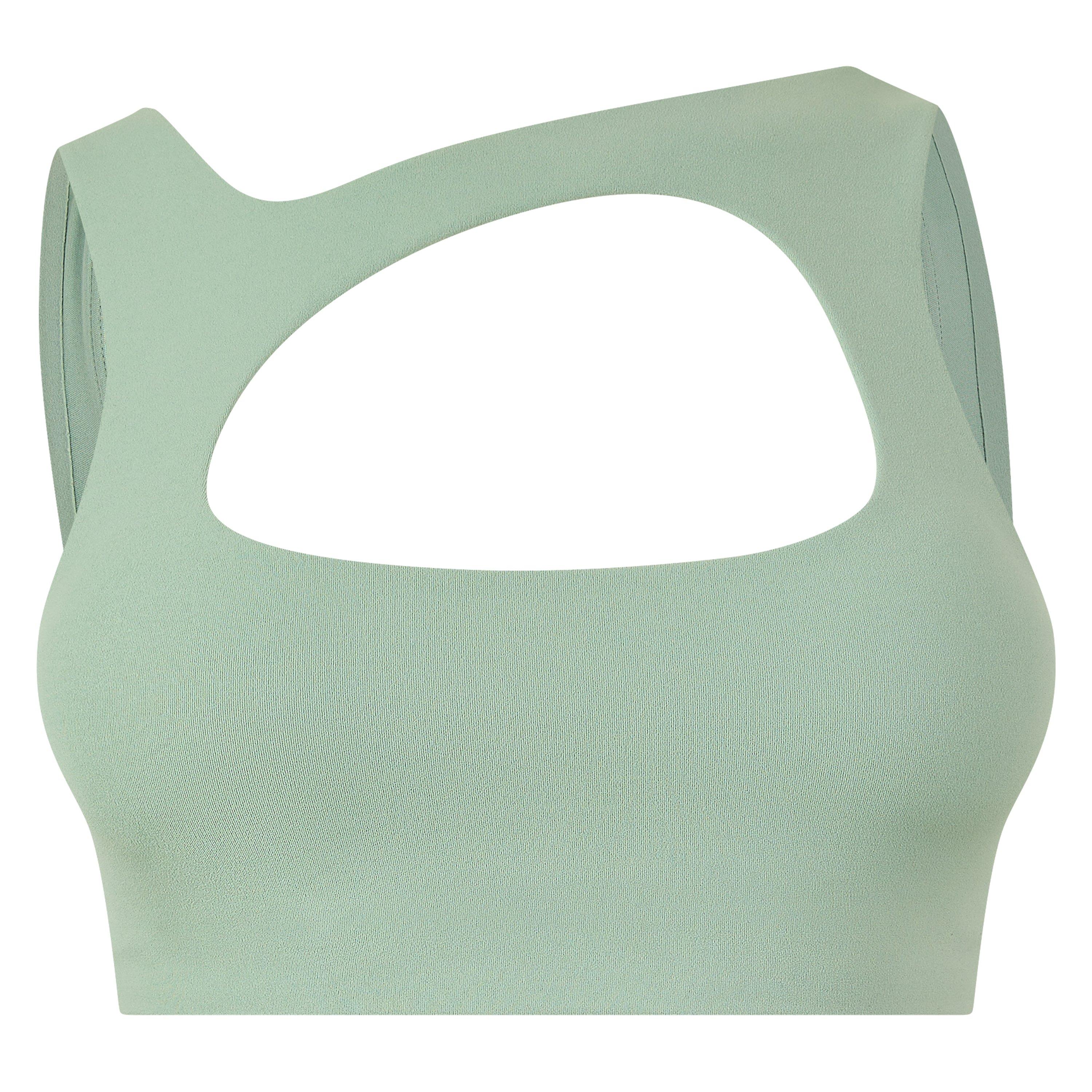 Nike Women's Medium Impact Non Wired Sports Bra - Steam - 8 (XS)