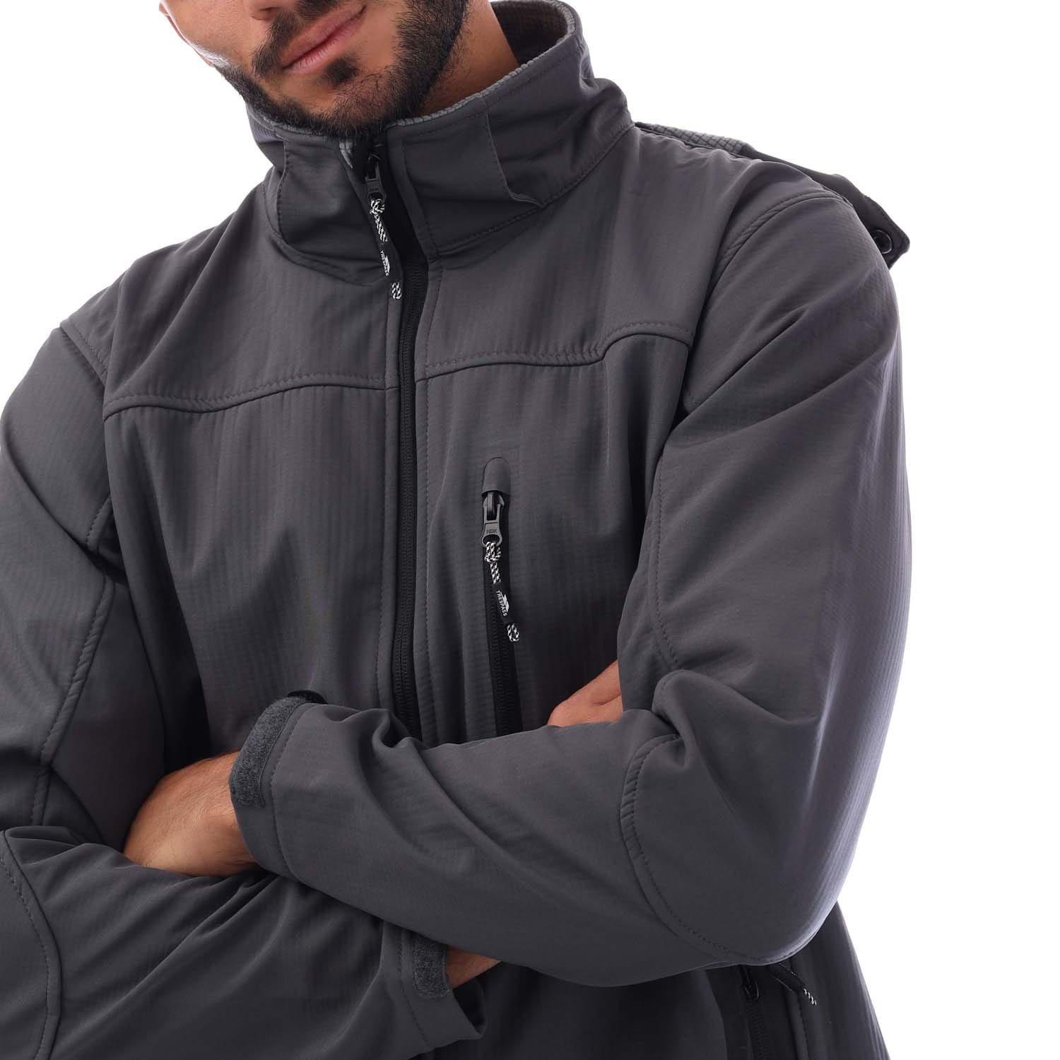 Grey - Trespass - Gear Softshell Jacket - 2
