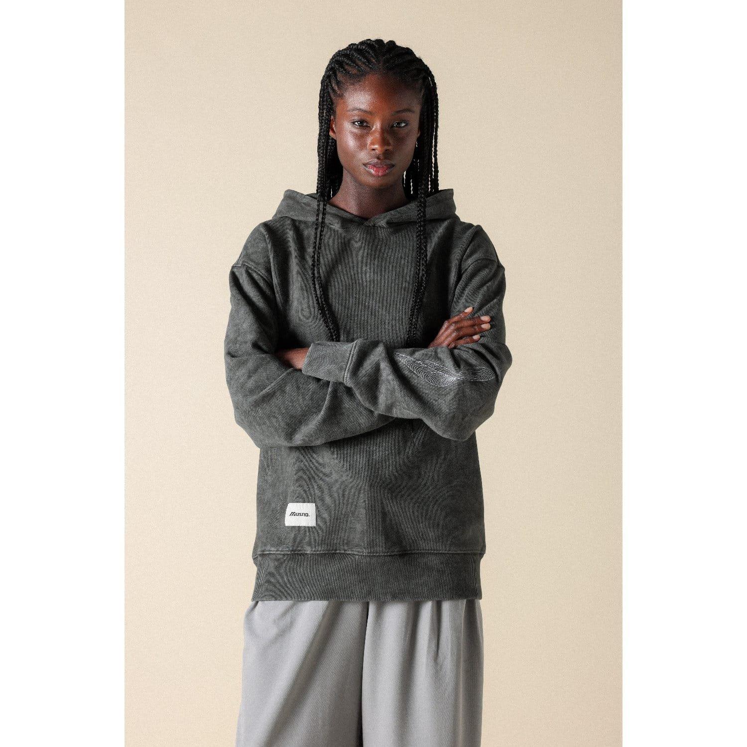Grey - Mizuno - Sportstyle FloraTech Hoodie - 4