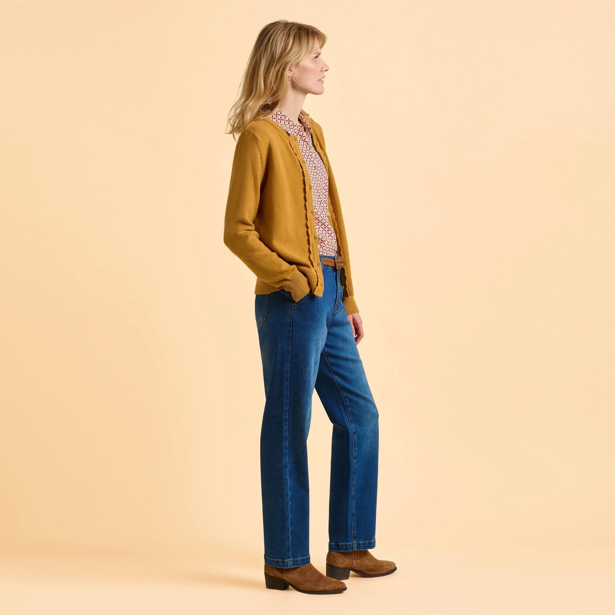 Yellow - Brakeburn - Crescent Cardigan - 2