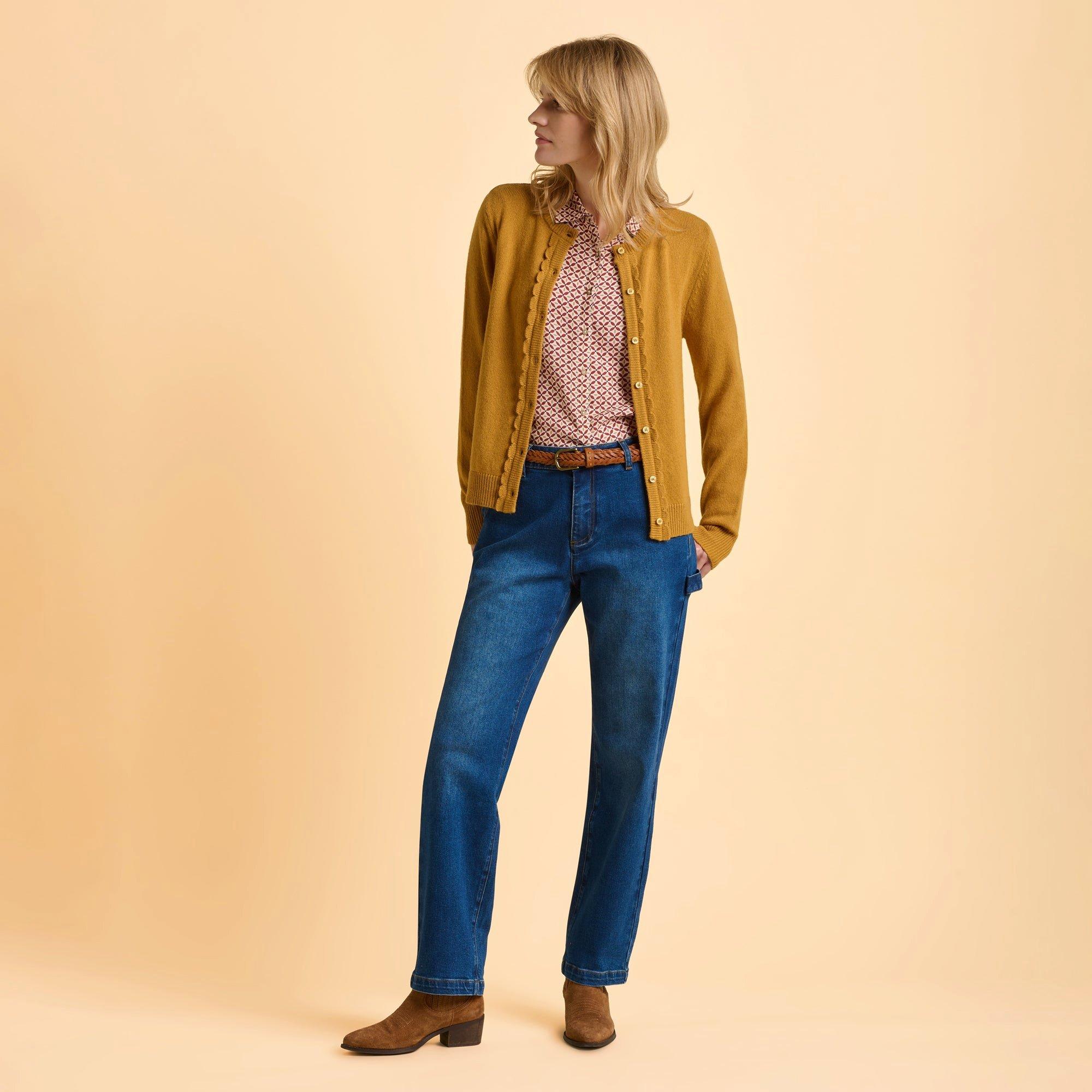 Yellow - Brakeburn - Crescent Cardigan - 3