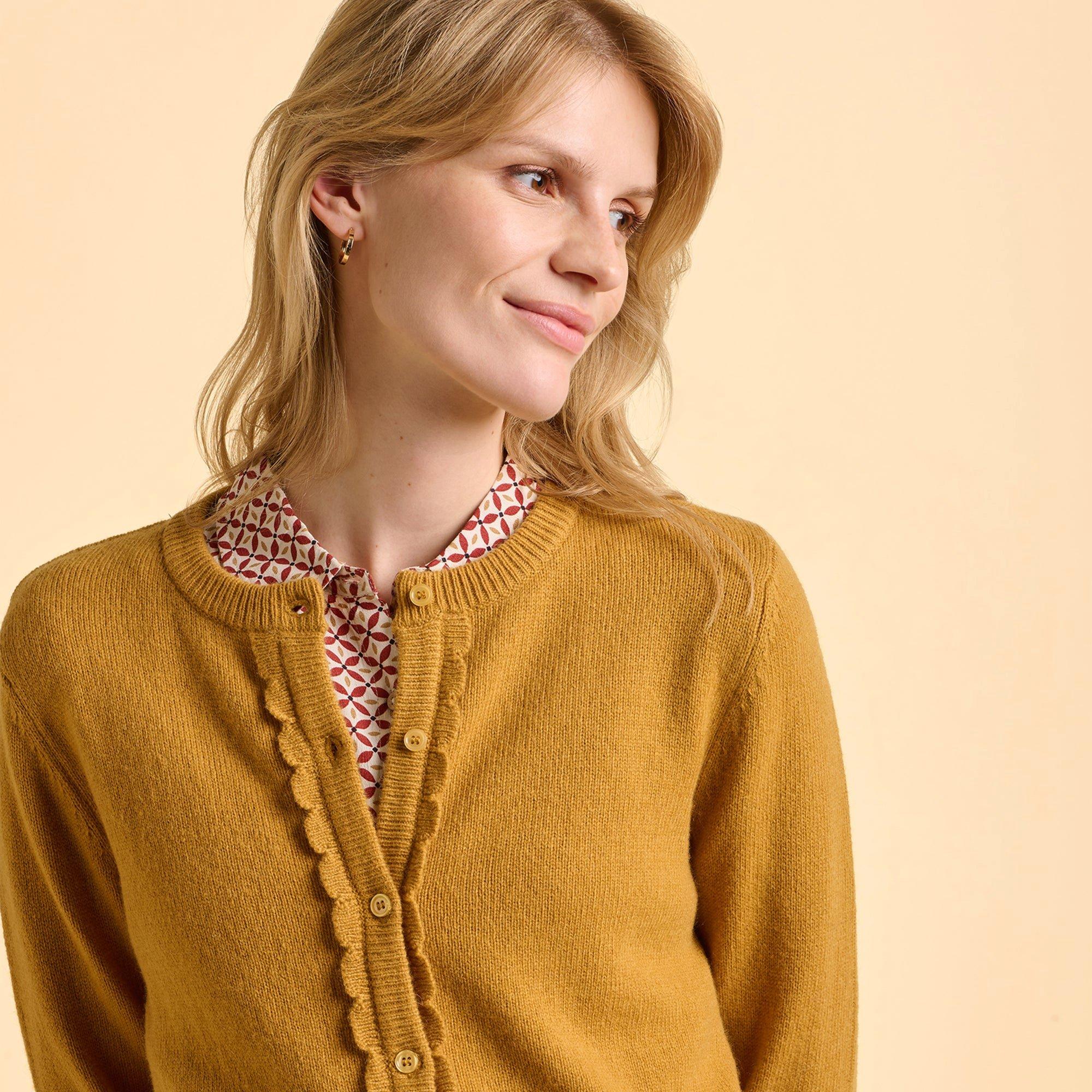 Yellow - Brakeburn - Crescent Cardigan - 4