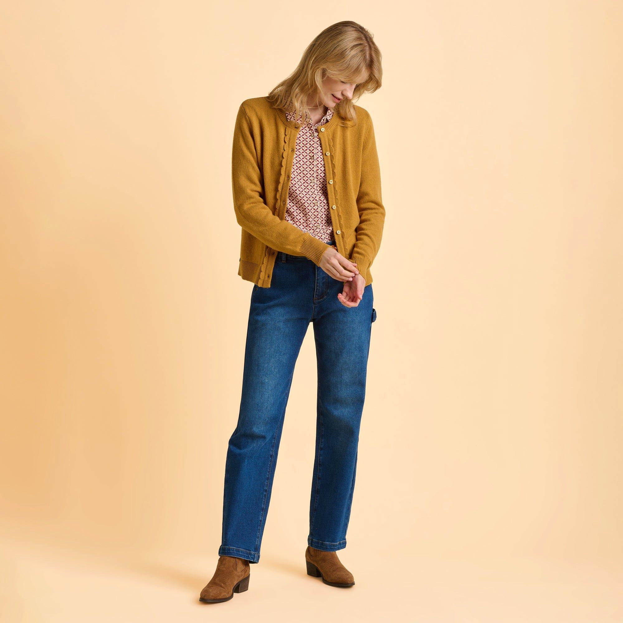 Yellow - Brakeburn - Crescent Cardigan - 5