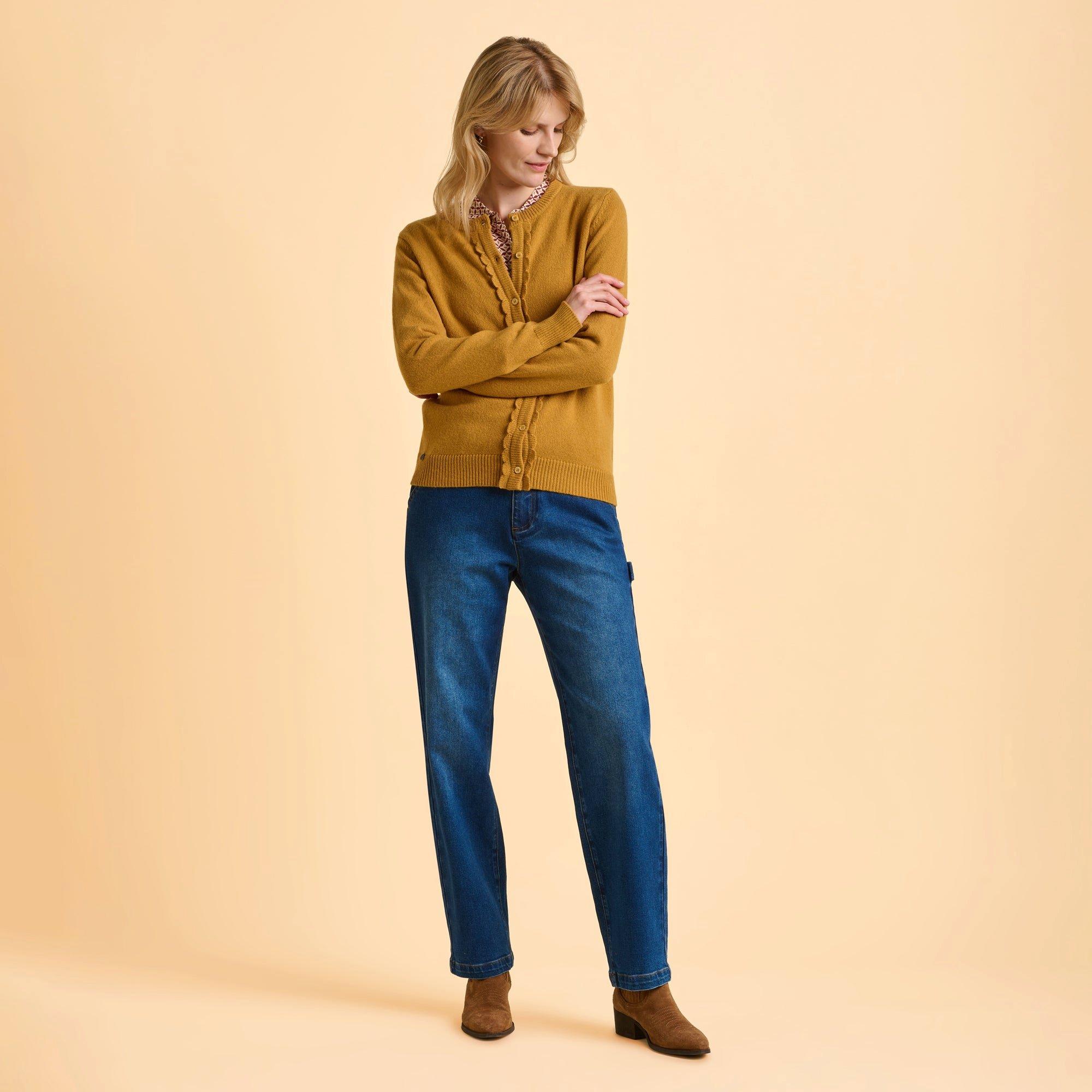 Yellow - Brakeburn - Crescent Cardigan - 6