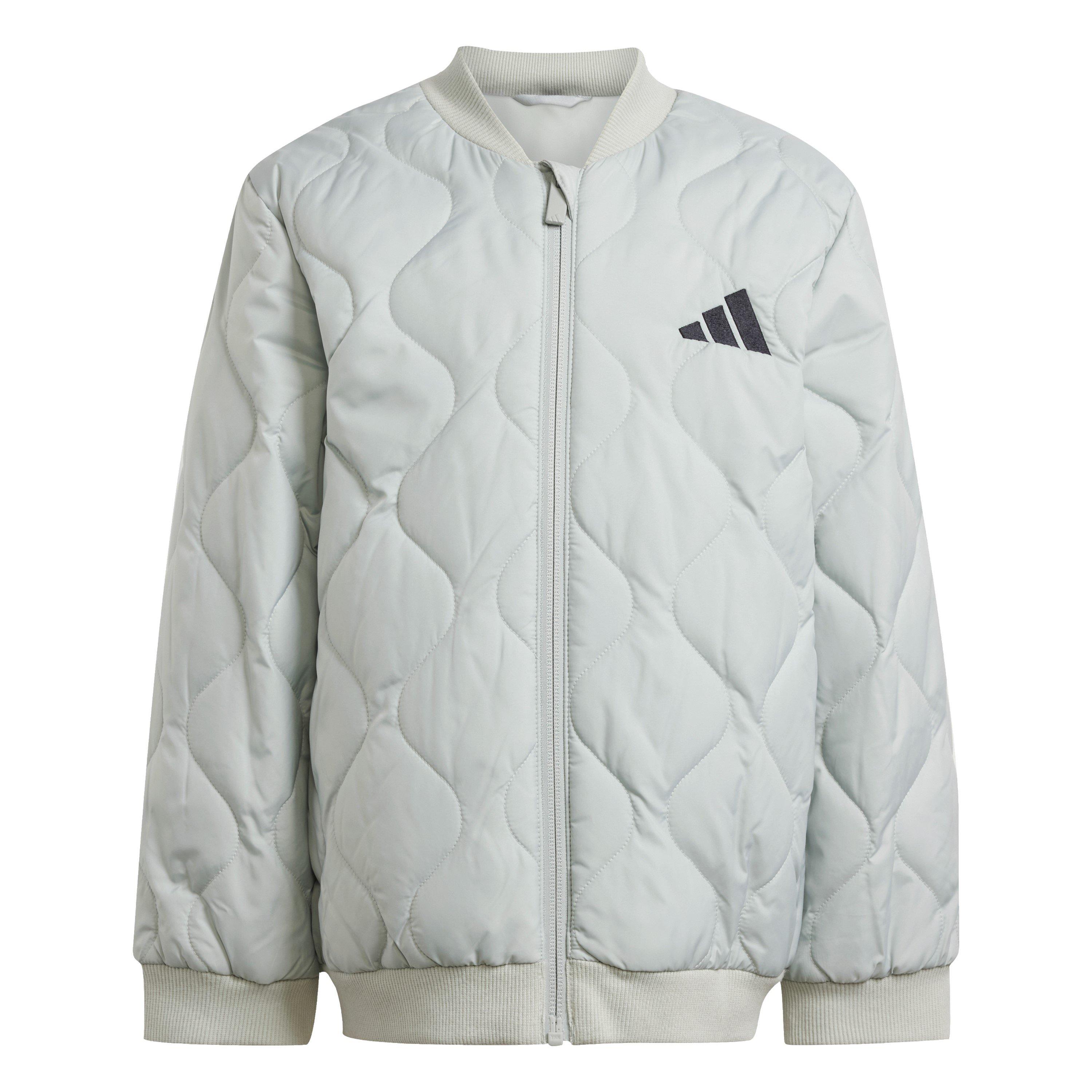 Silver/Black - adidas - Light Padded Jacket Infants - 1