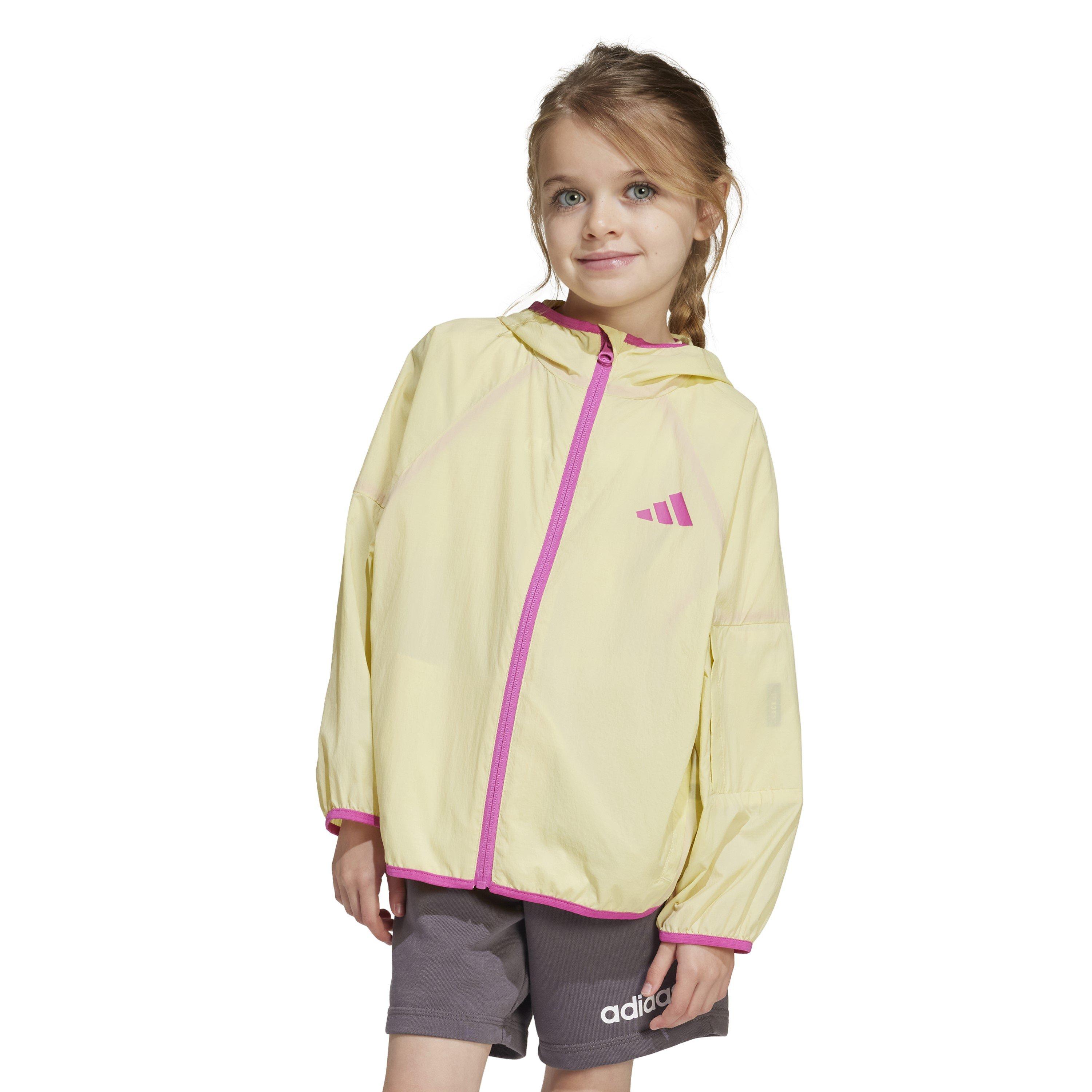 Yellow/Fuchsia - adidas - Lightweight Windbreaker Infants - 4