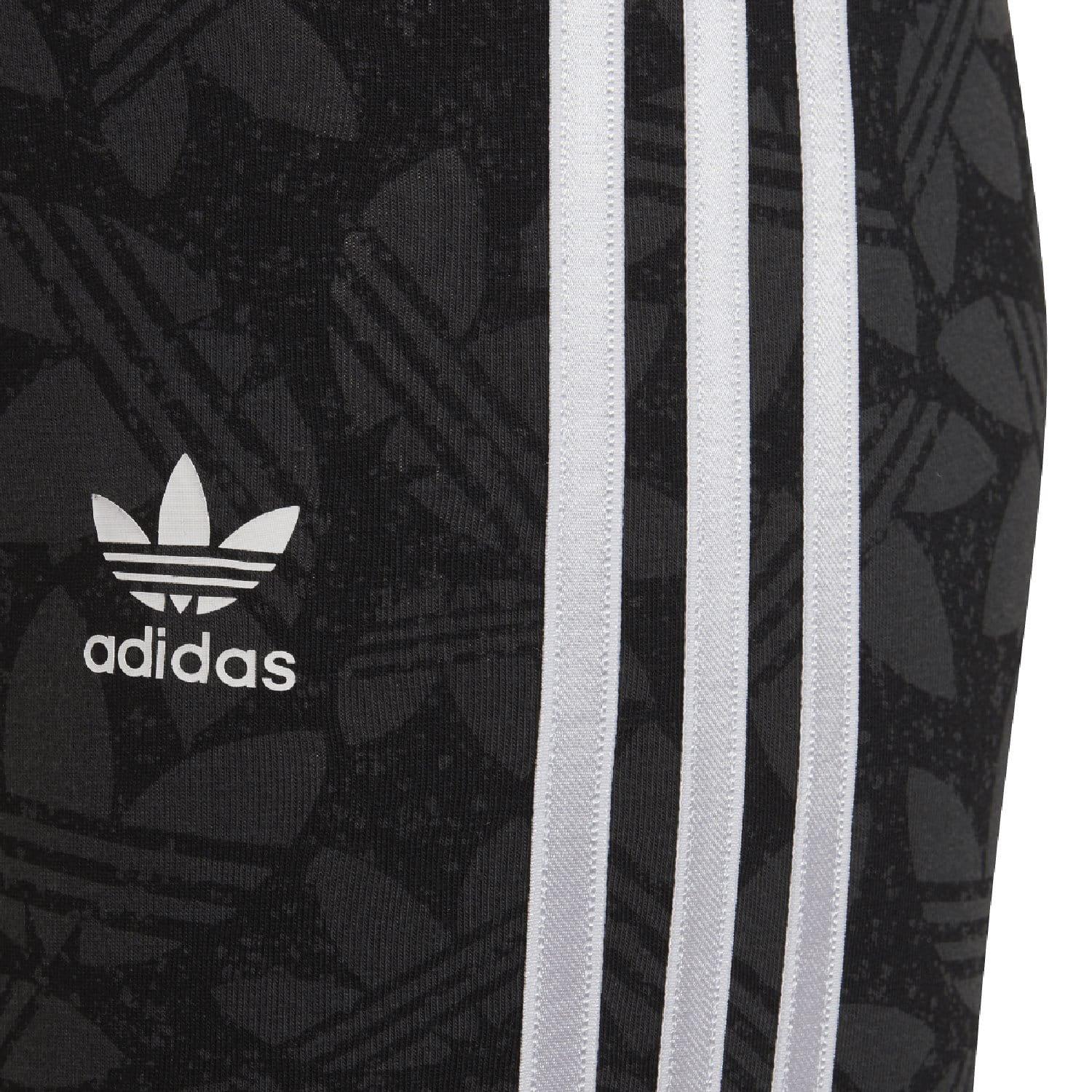 Grey - adidas Originals - High-Waisted Allover print Leggings - 2