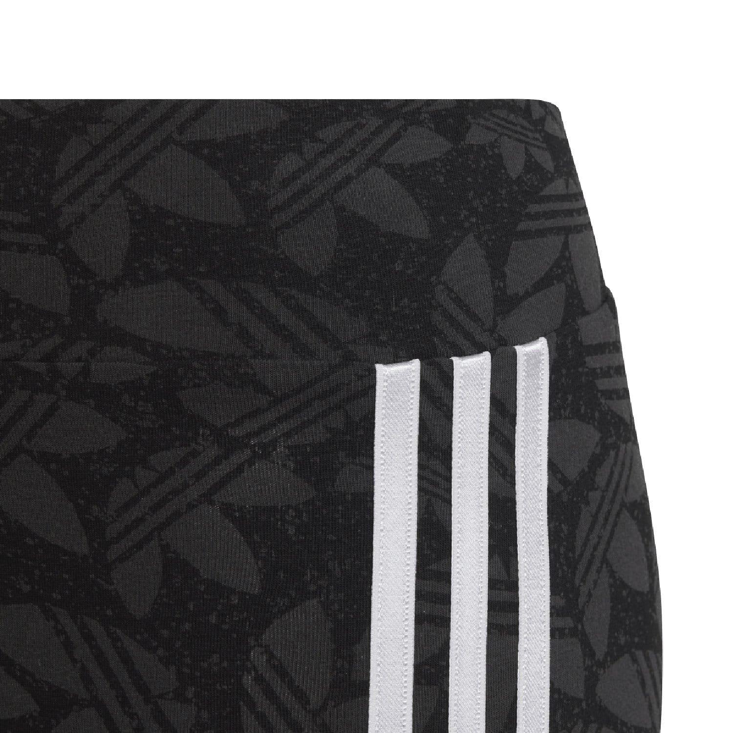 Grey - adidas Originals - High-Waisted Allover print Leggings - 4