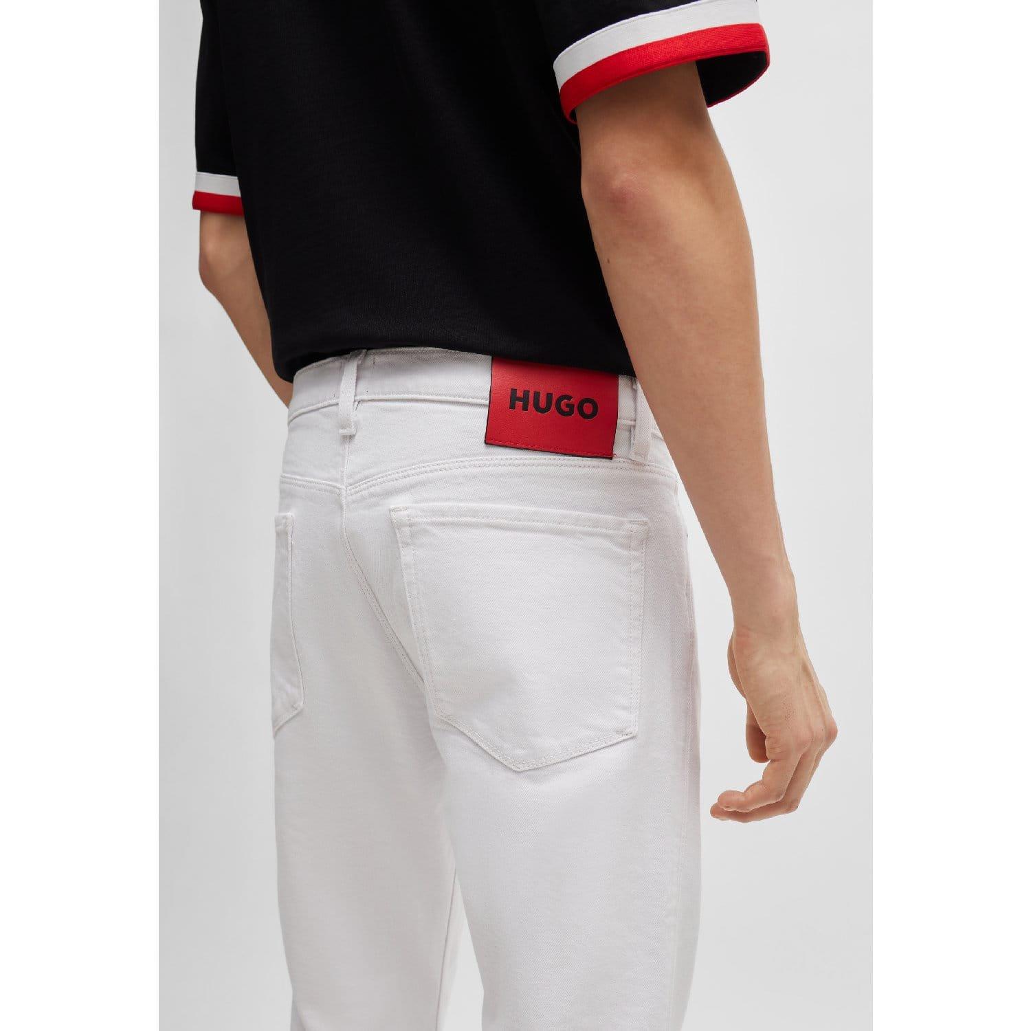 White - Hugo - 708 Slim-Fit Jeans - 3