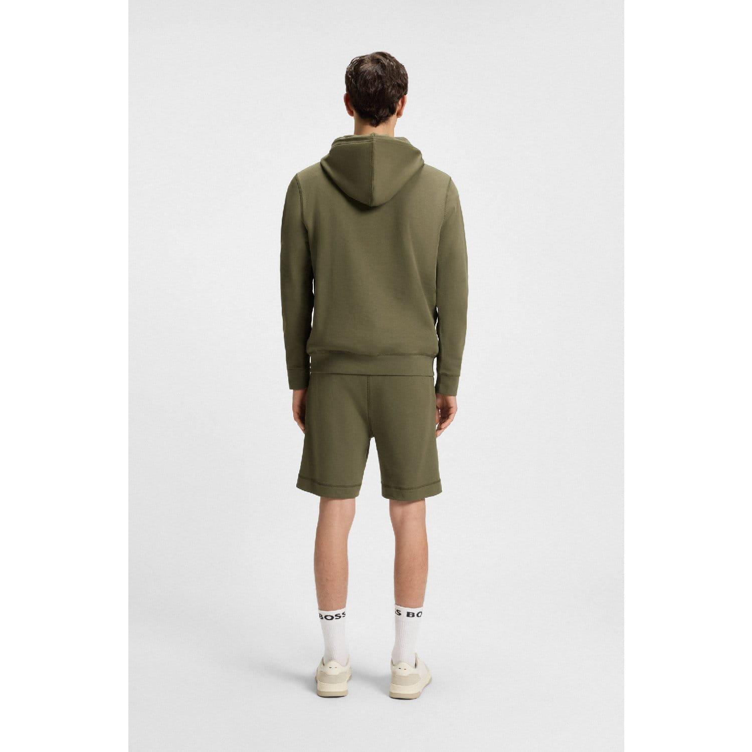 Green - Boss - Wetalk Logo Patch Hoodie - 2