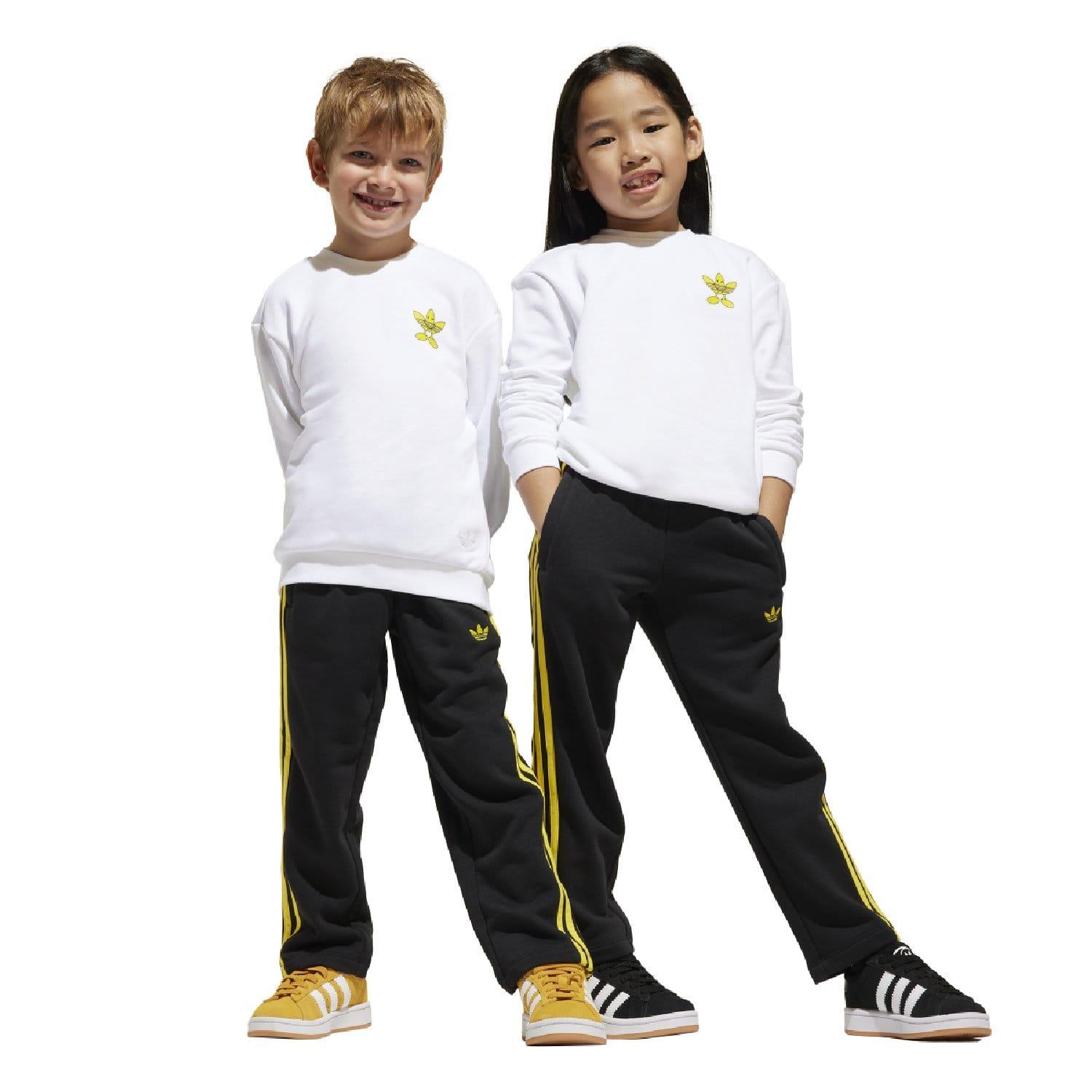 White - adidas Originals - Smiley World Crew Set - 1