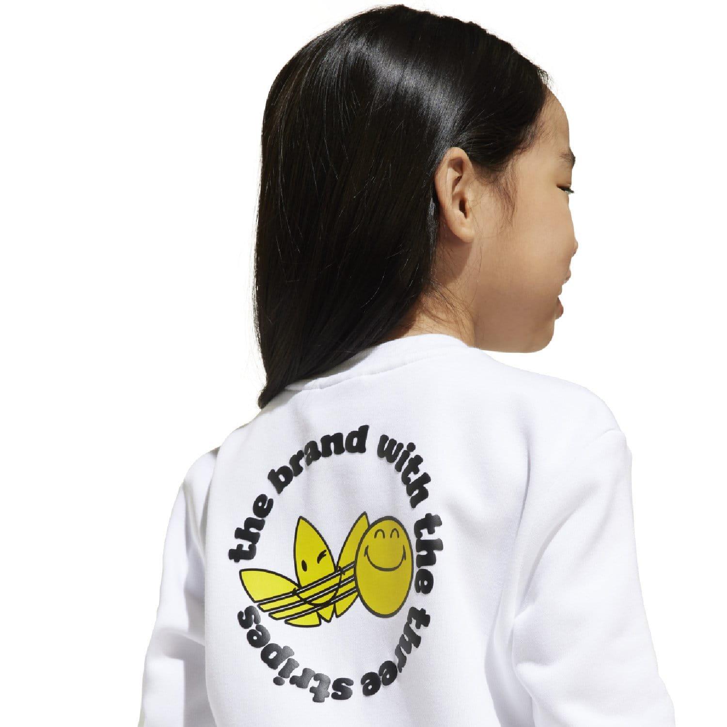 White - adidas Originals - Smiley World Crew Set - 2