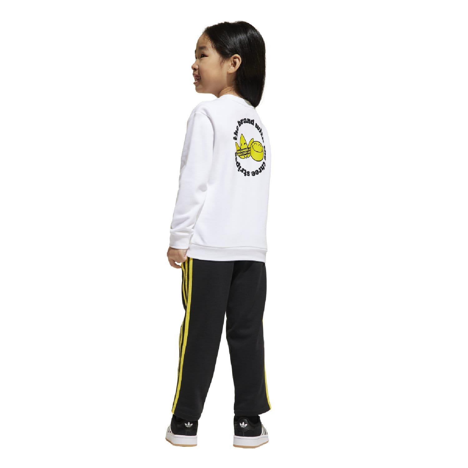 White - adidas Originals - Smiley World Crew Set - 5