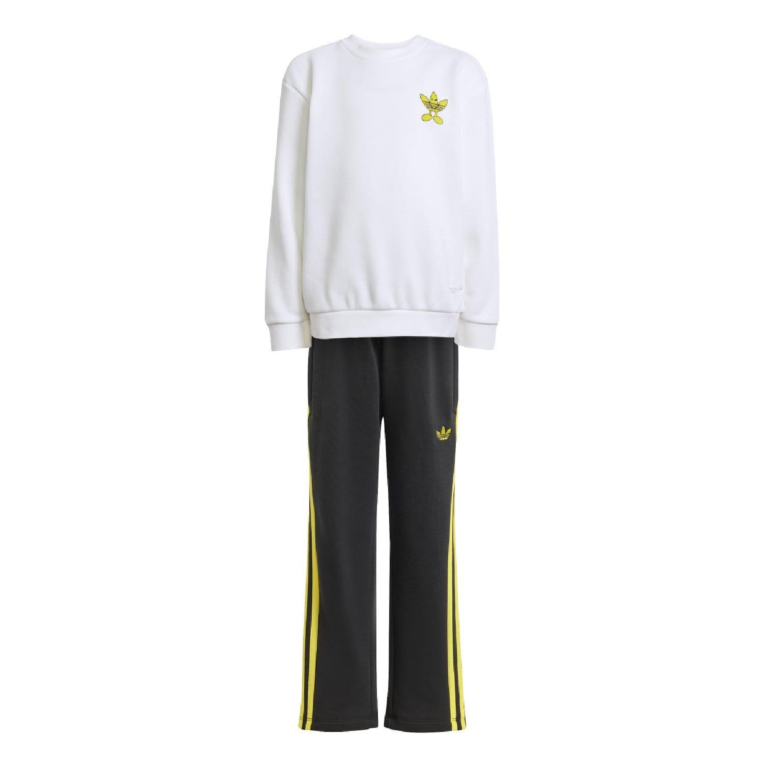 White - adidas Originals - Smiley World Crew Set - 7