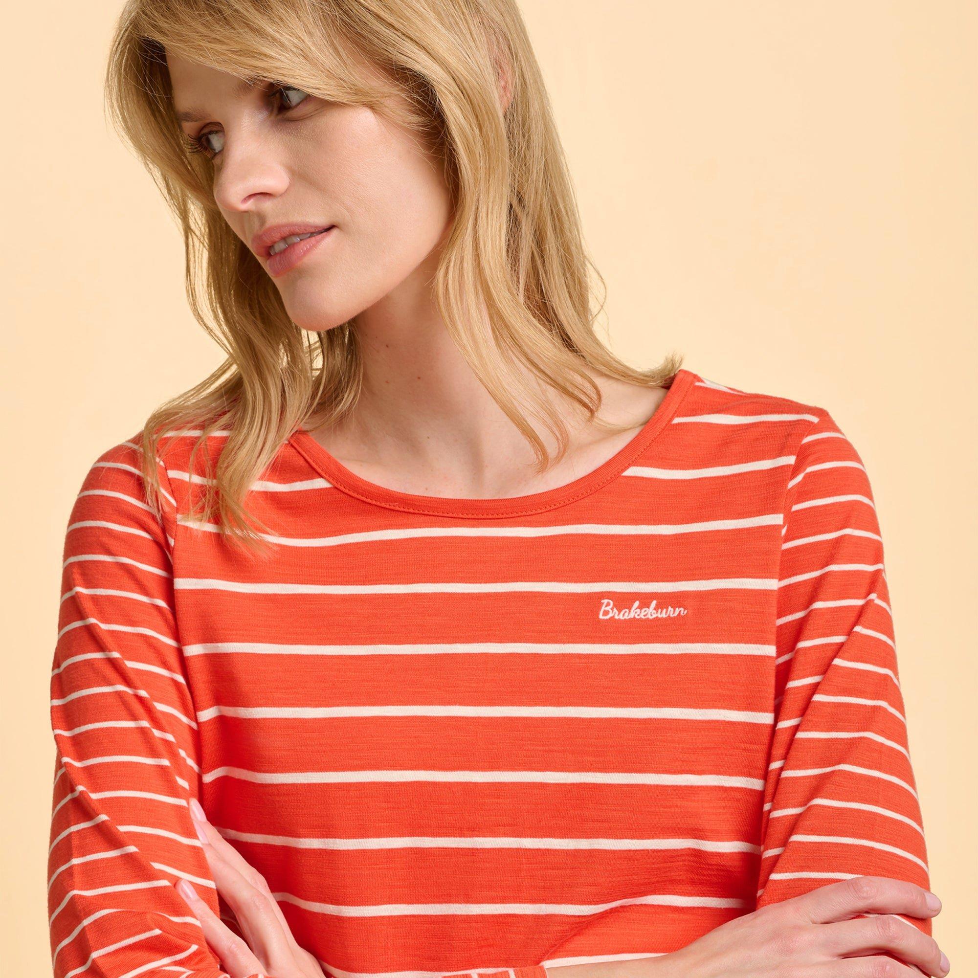 Red - Brakeburn - Branksome Long Sleeve T-Shirt - 4