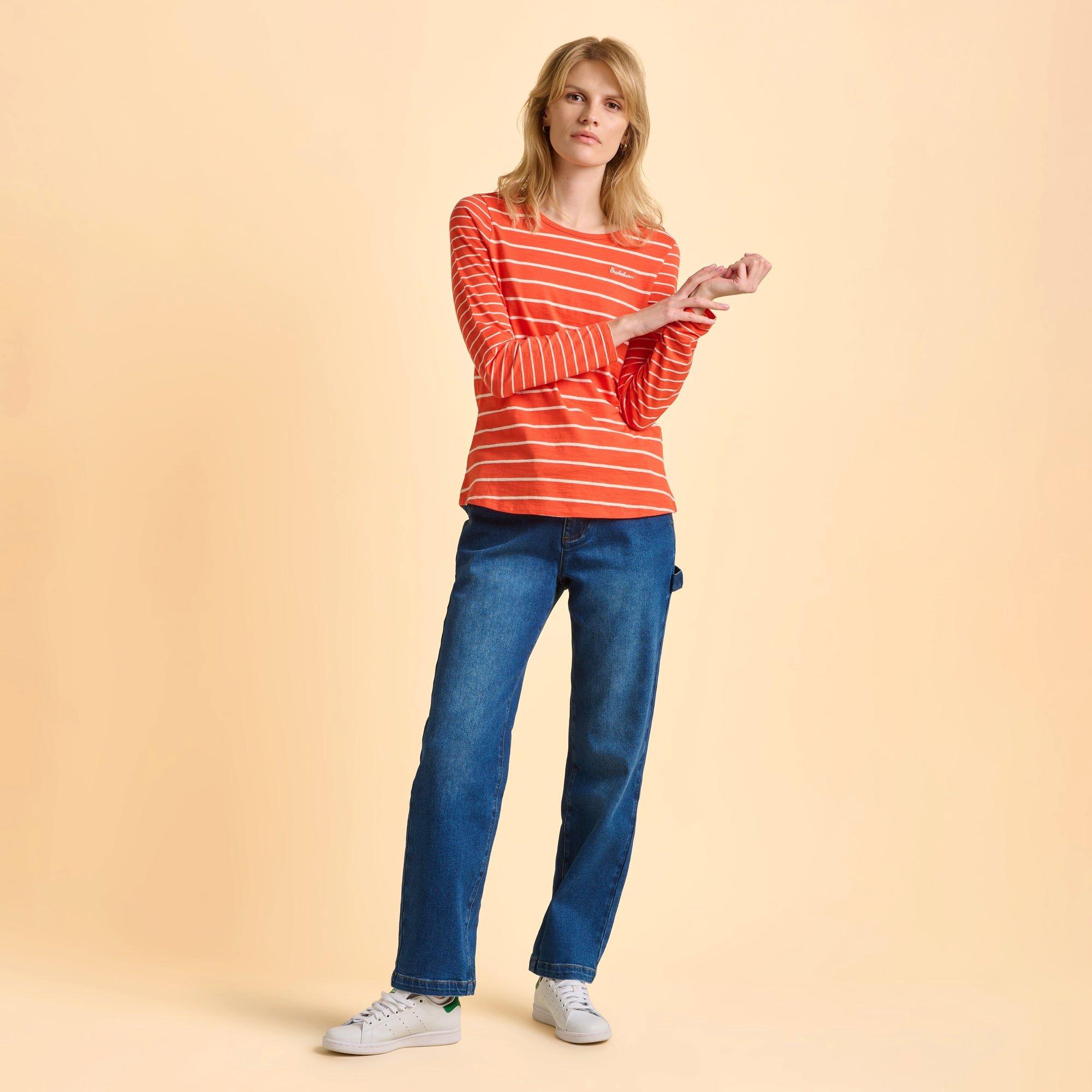 Red - Brakeburn - Branksome Long Sleeve T-Shirt - 6