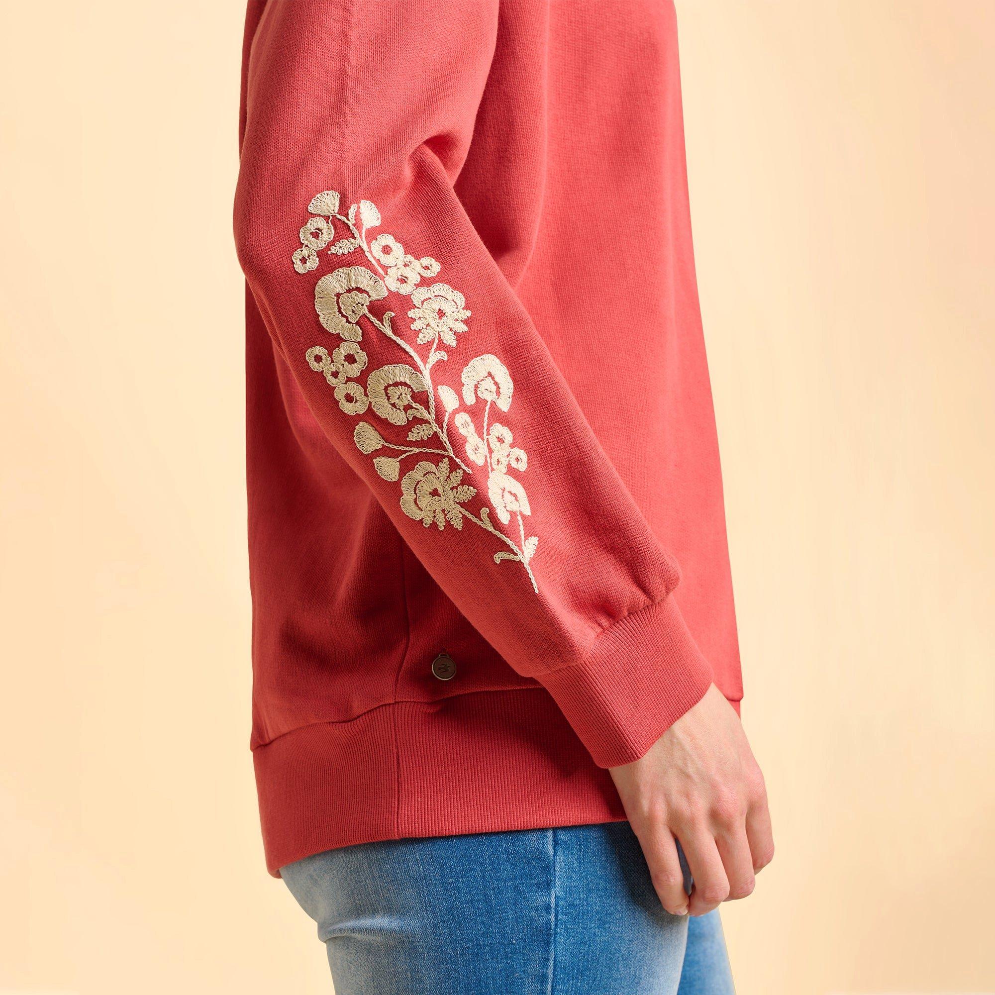 Red - Brakeburn - Ferndown Crew Neck Sweatshirt - 5