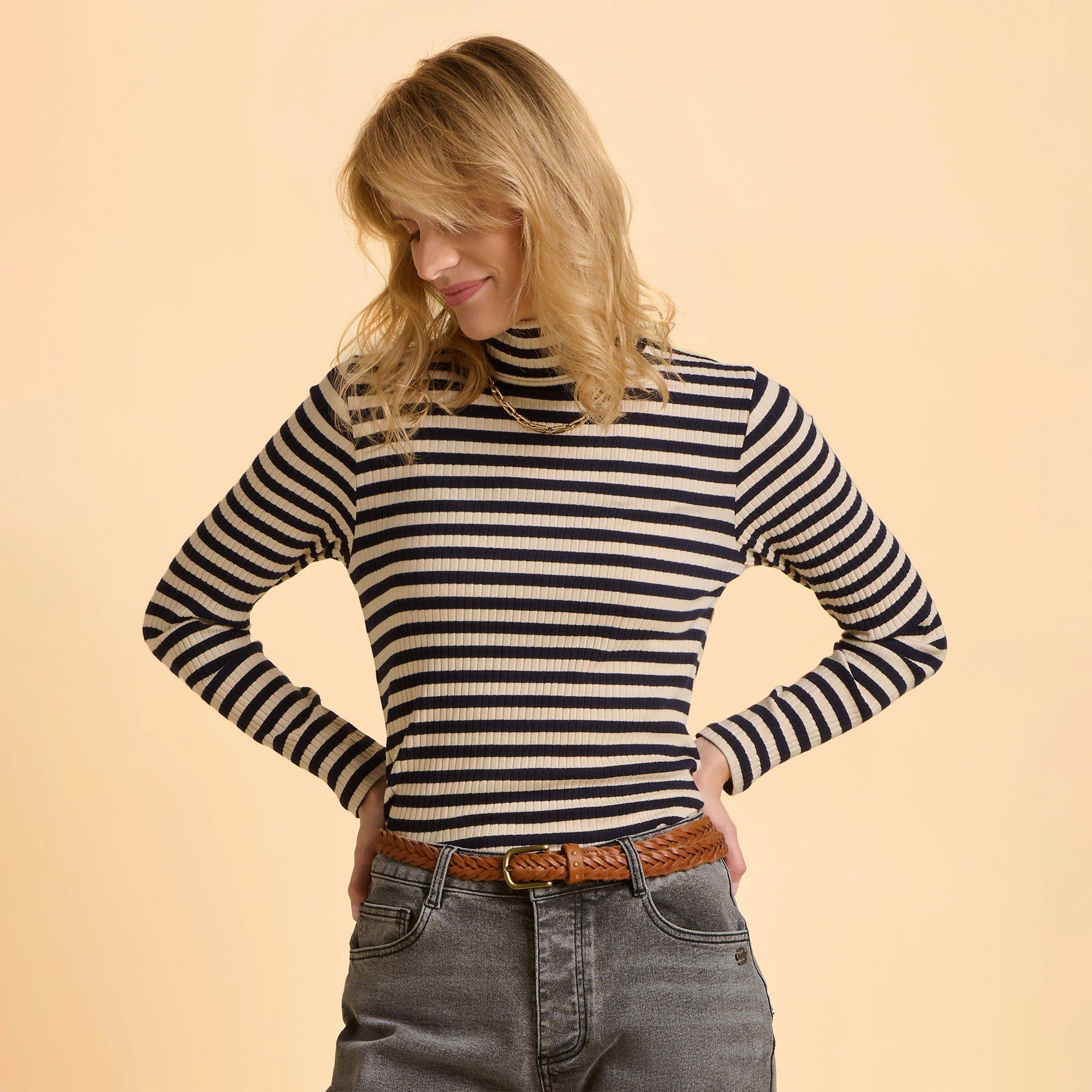 Blue - Brakeburn - Sylvia Long Sleeve T Shirt - 4