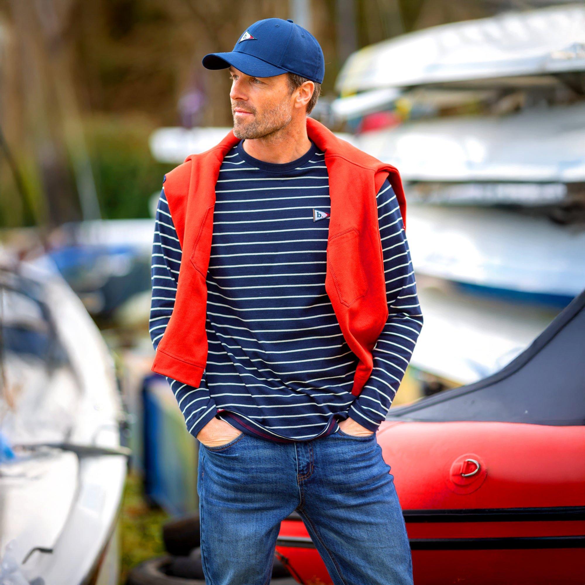 Navy - Brakeburn - Camowen Long Sleeve T Shirt - 1