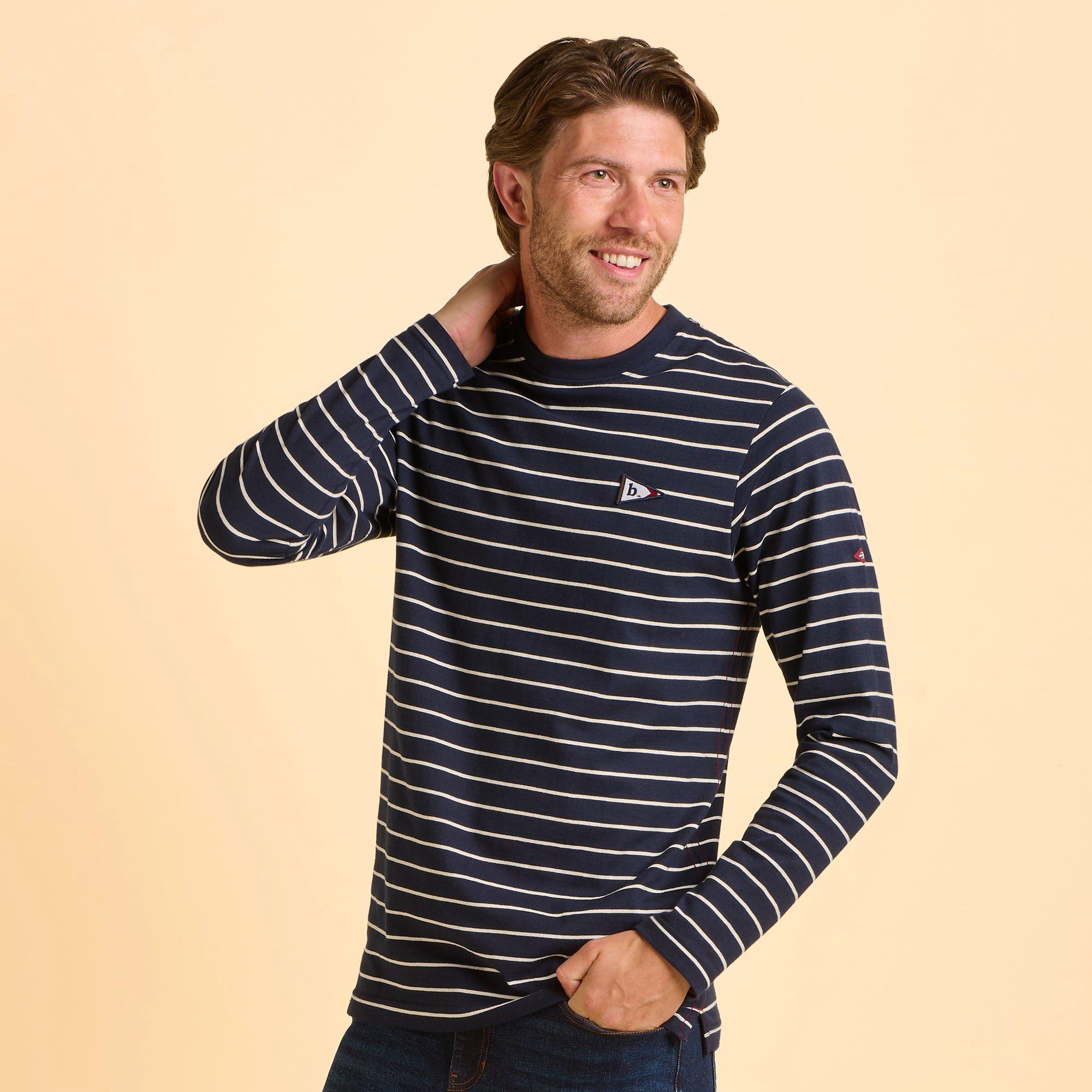 Navy - Brakeburn - Camowen Long Sleeve T Shirt - 2
