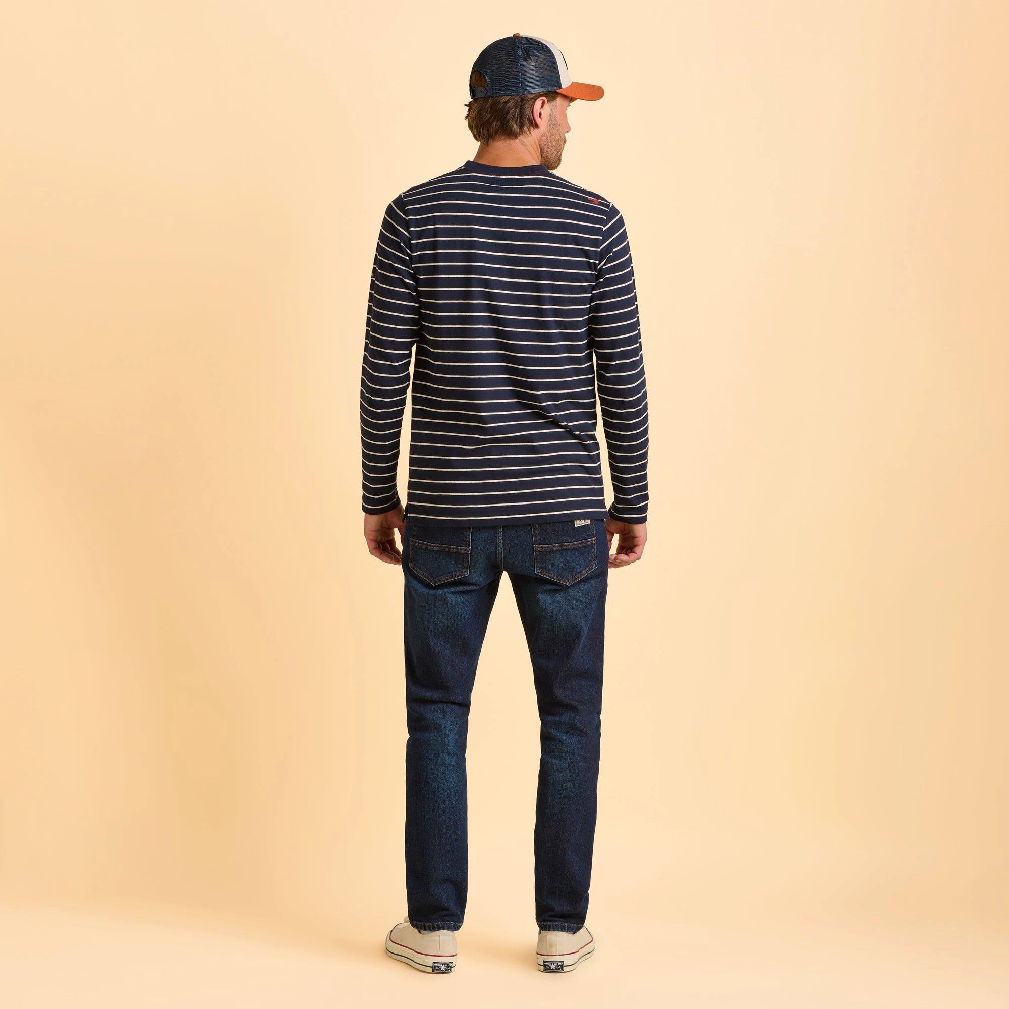 Navy - Brakeburn - Camowen Long Sleeve T Shirt - 3