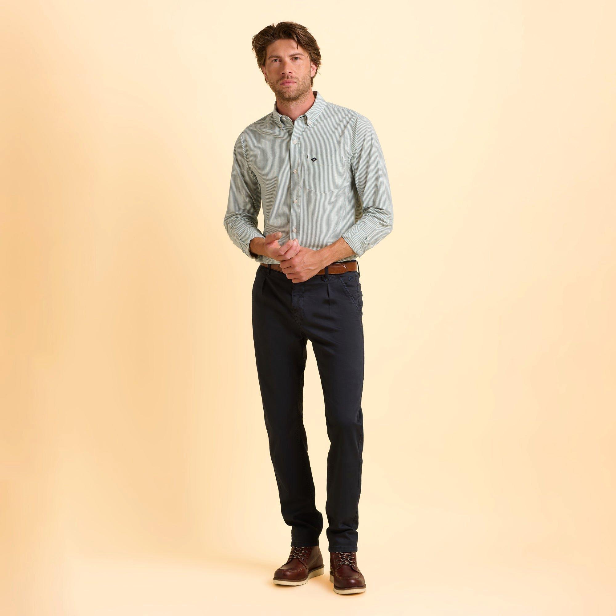 Blue - Brakeburn - Evershot Stripe Shirt - 6