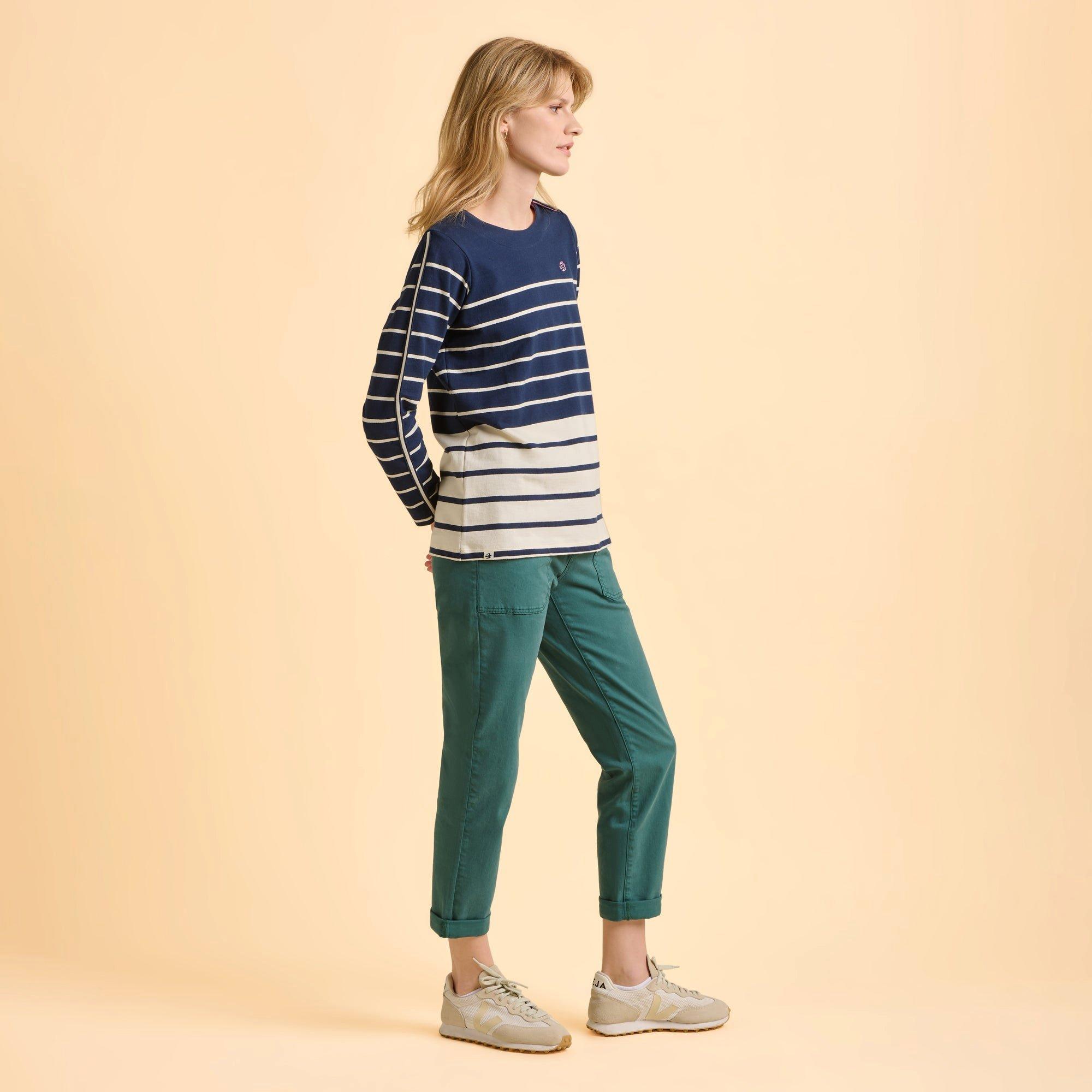 Navy - Brakeburn - Heritage Bella Crew Sweatshirt - 3