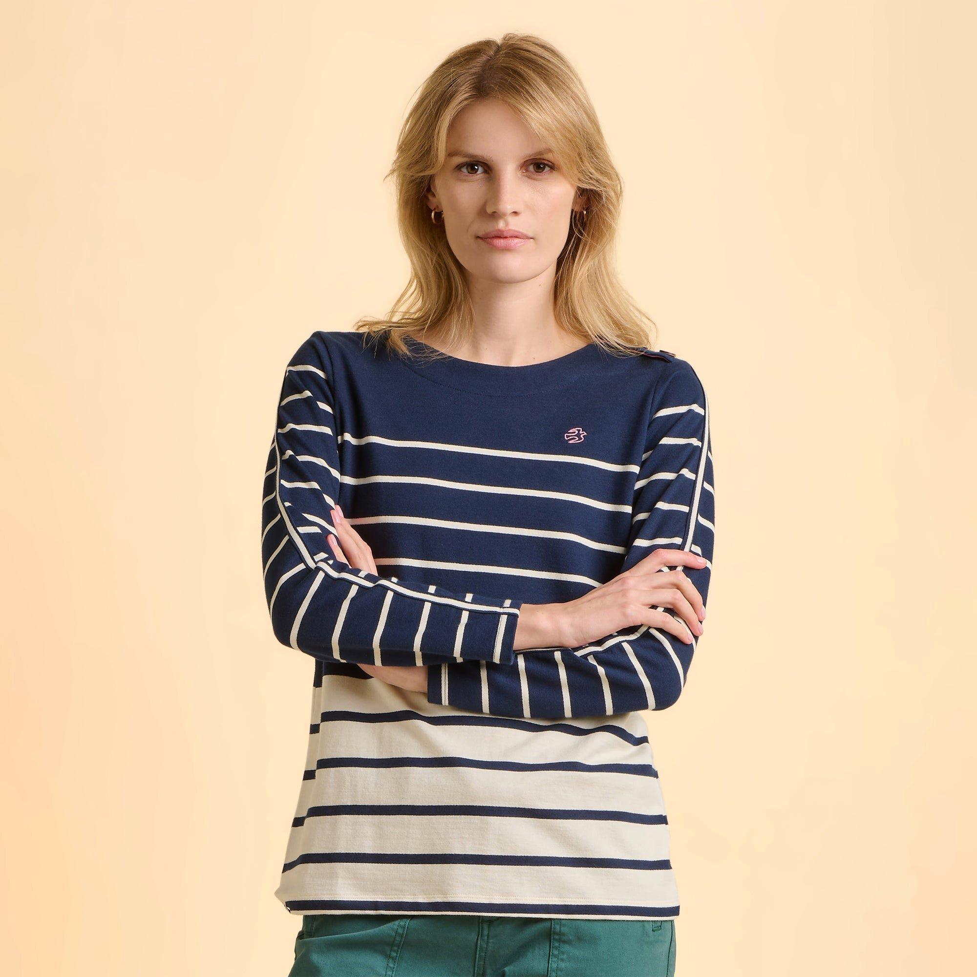 Navy - Brakeburn - Heritage Bella Crew Sweatshirt - 4