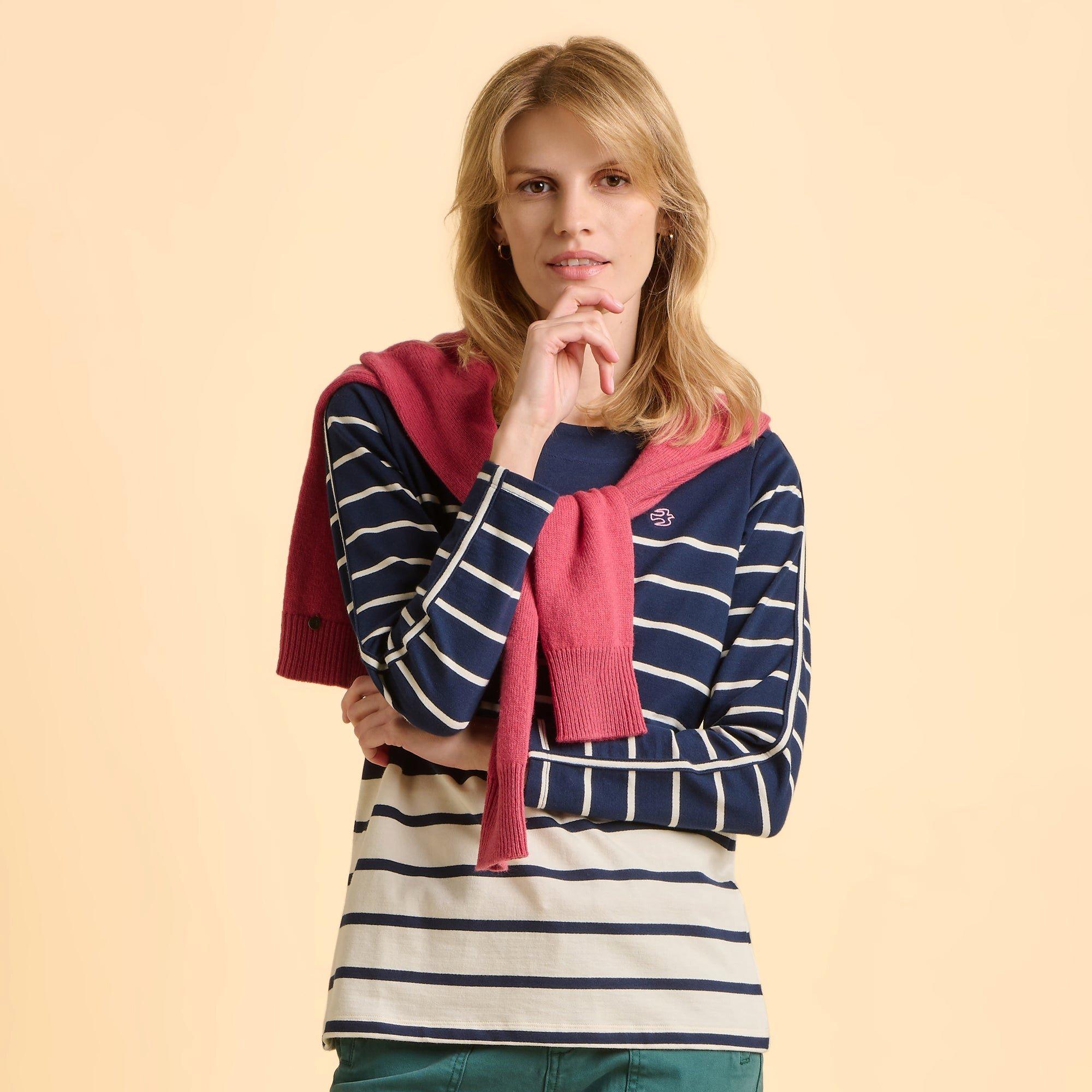 Navy - Brakeburn - Heritage Bella Crew Sweatshirt - 5