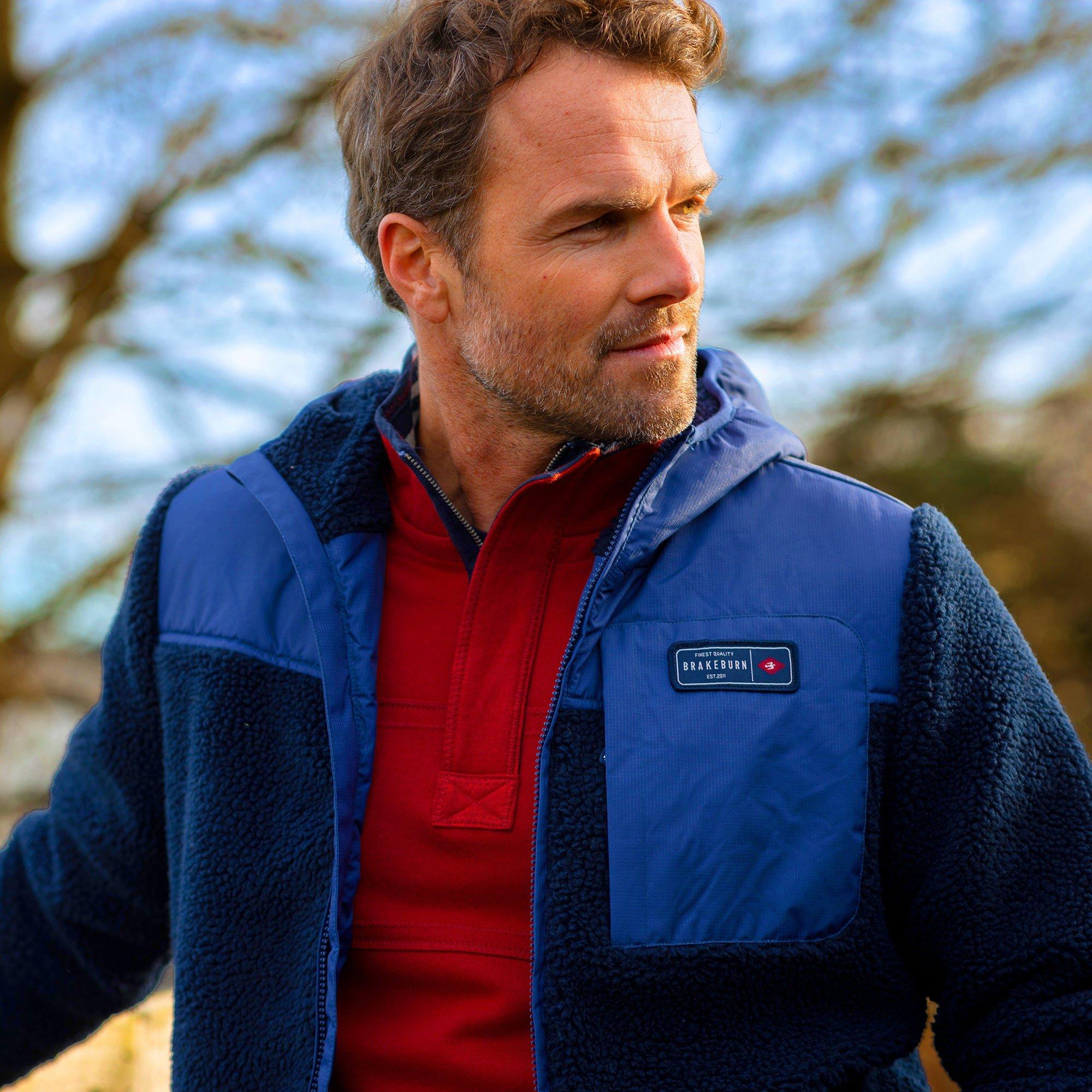 Navy - Brakeburn - Gargrave Fleece Jacket - 1