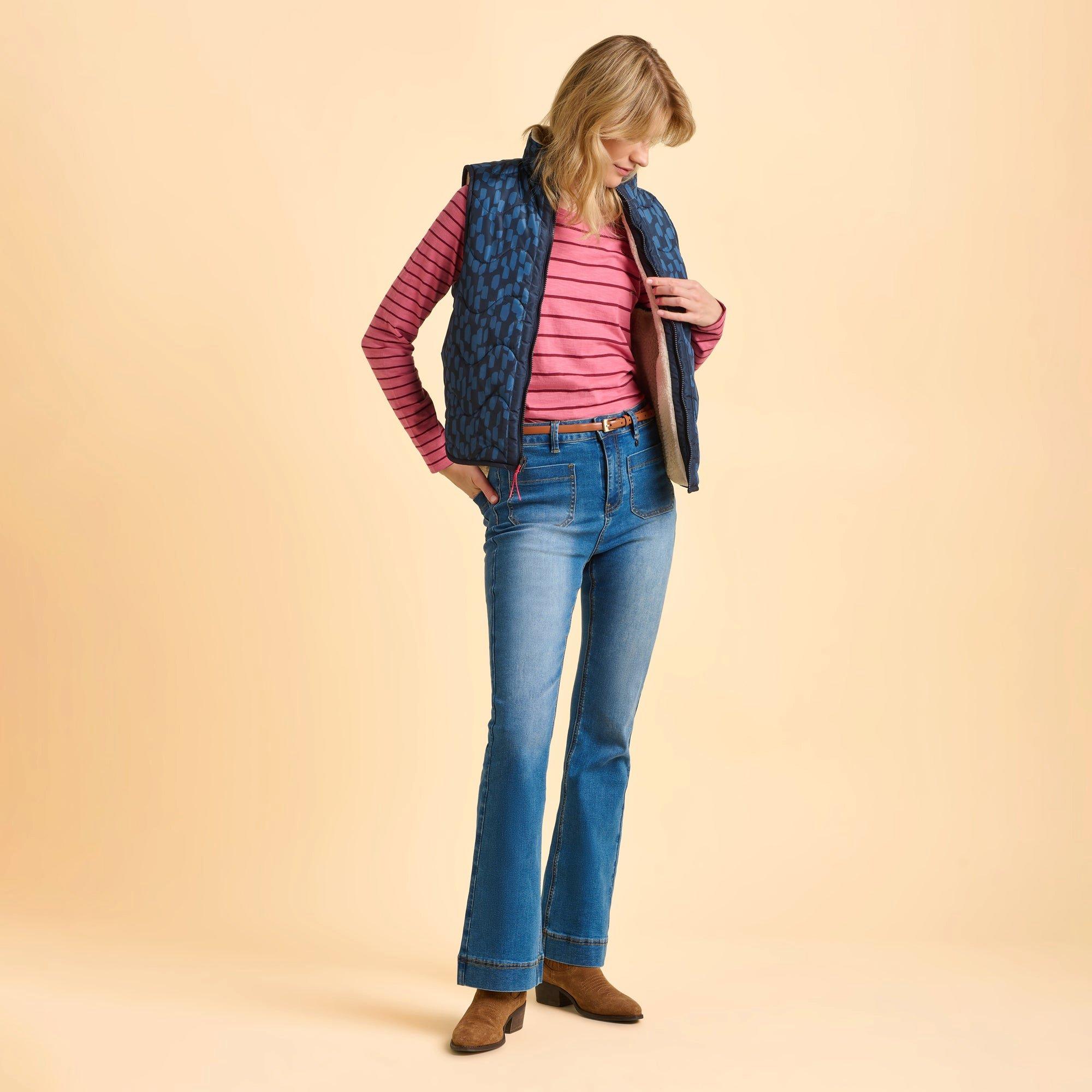 Pink - Brakeburn - Studland Long Sleeve T-Shirt - 5