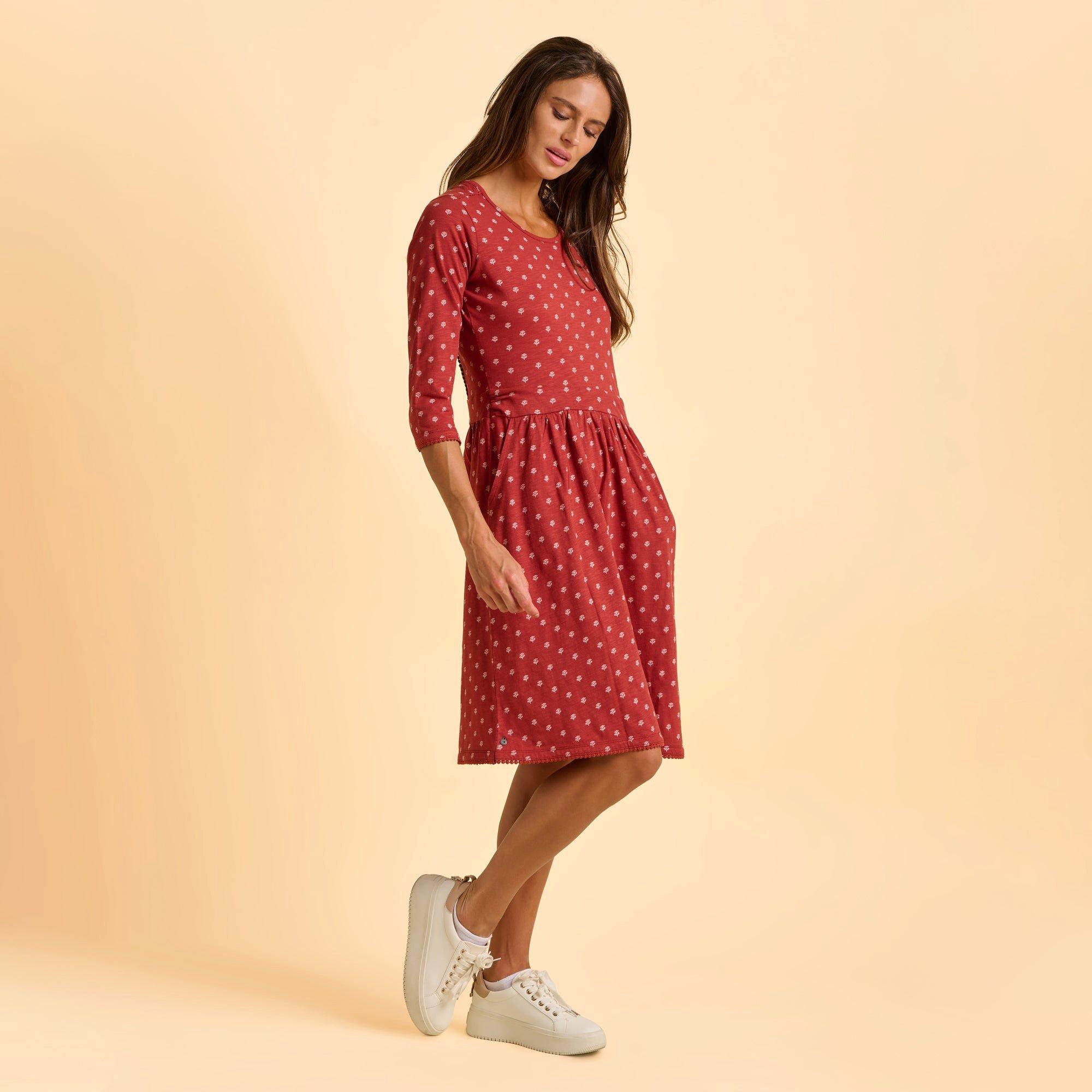 Red - Brakeburn - Freya Red Dress - 3