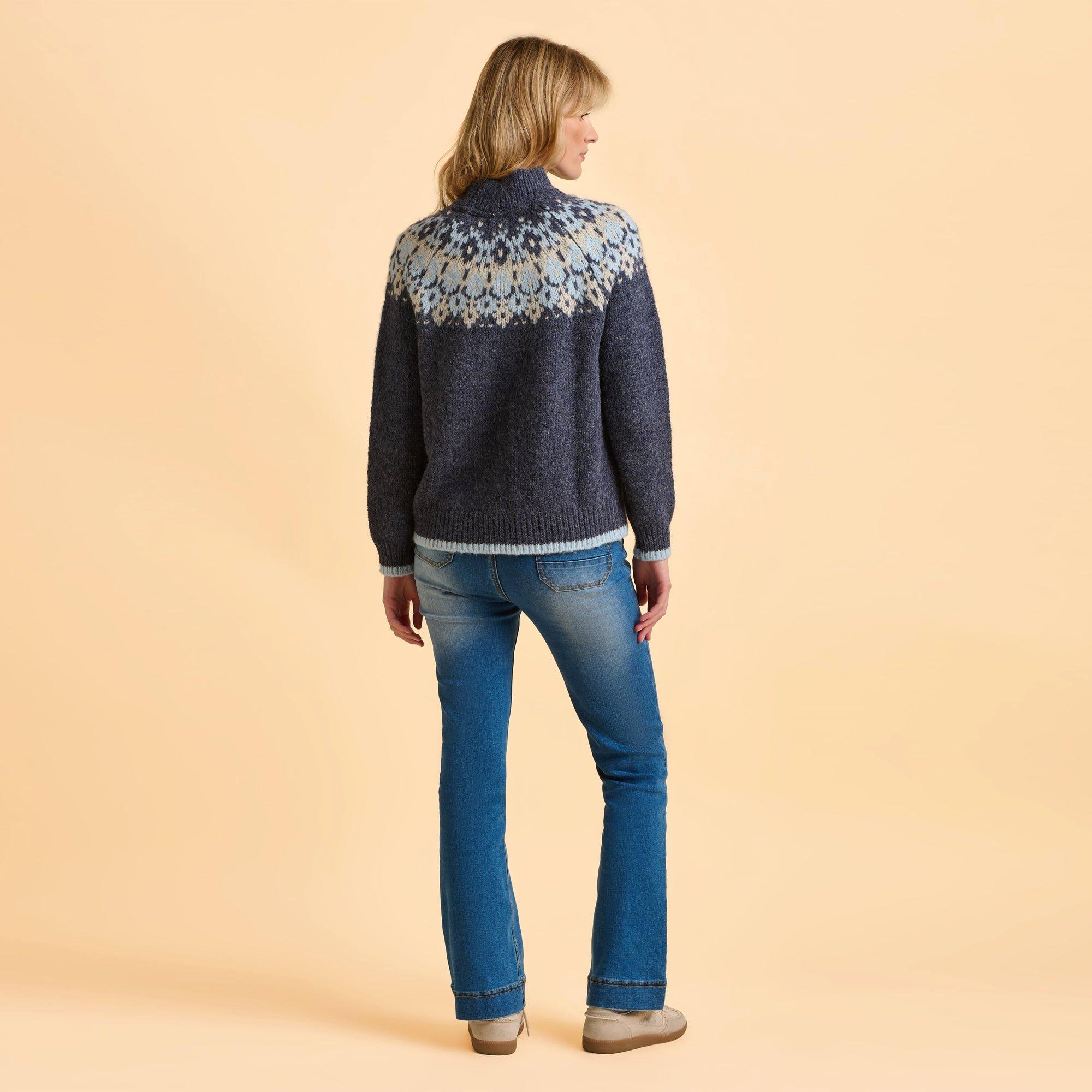 Navy - Brakeburn - Windswept Jumper - 2