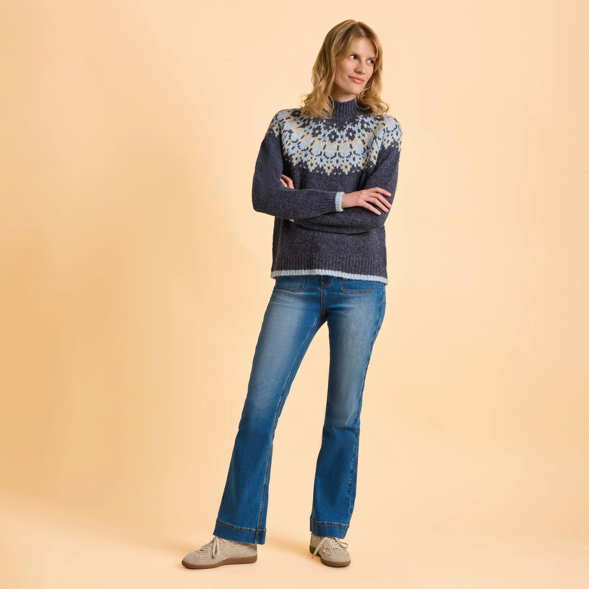 Navy - Brakeburn - Windswept Jumper - 6
