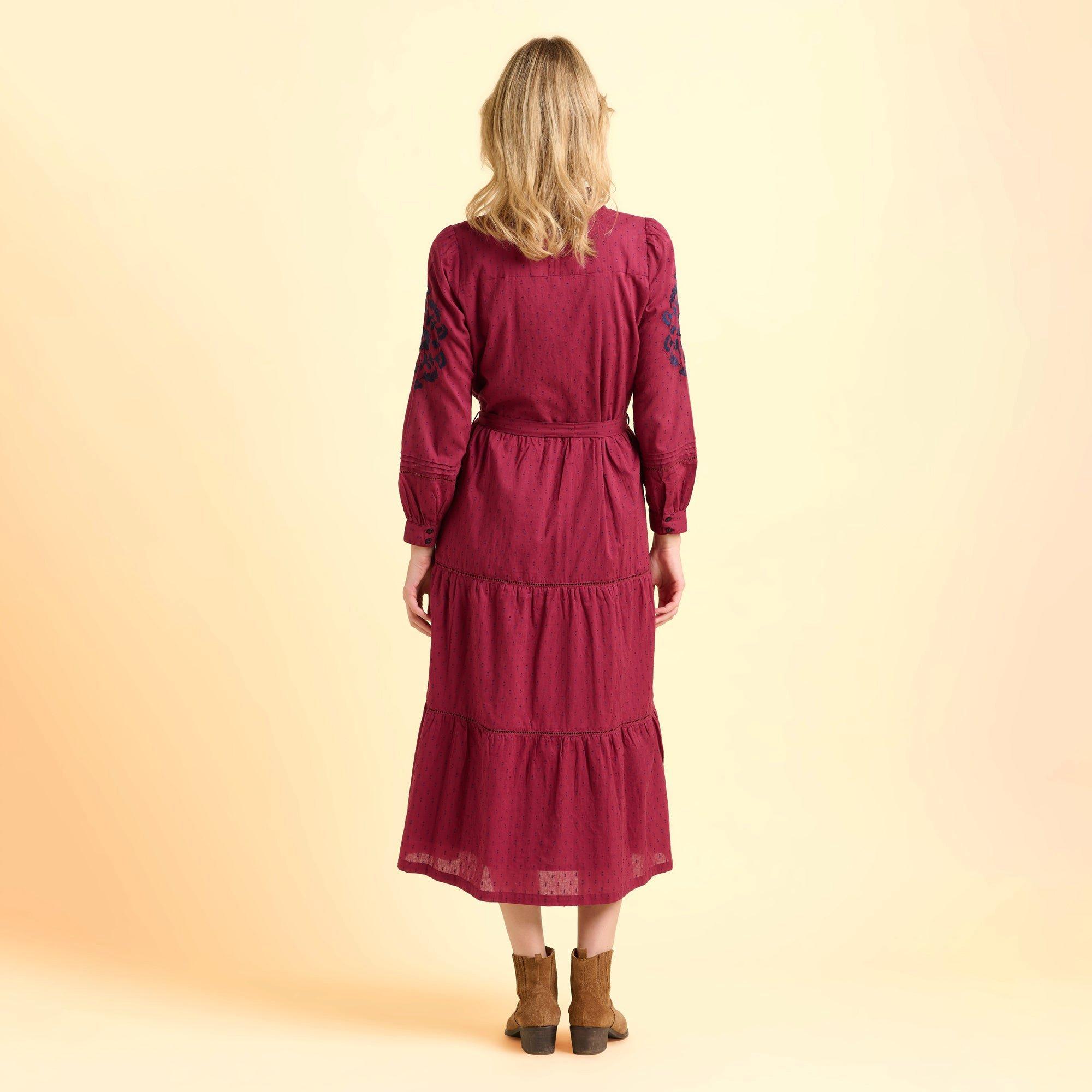 Burgundy - Brakeburn - Embers Dress - 2