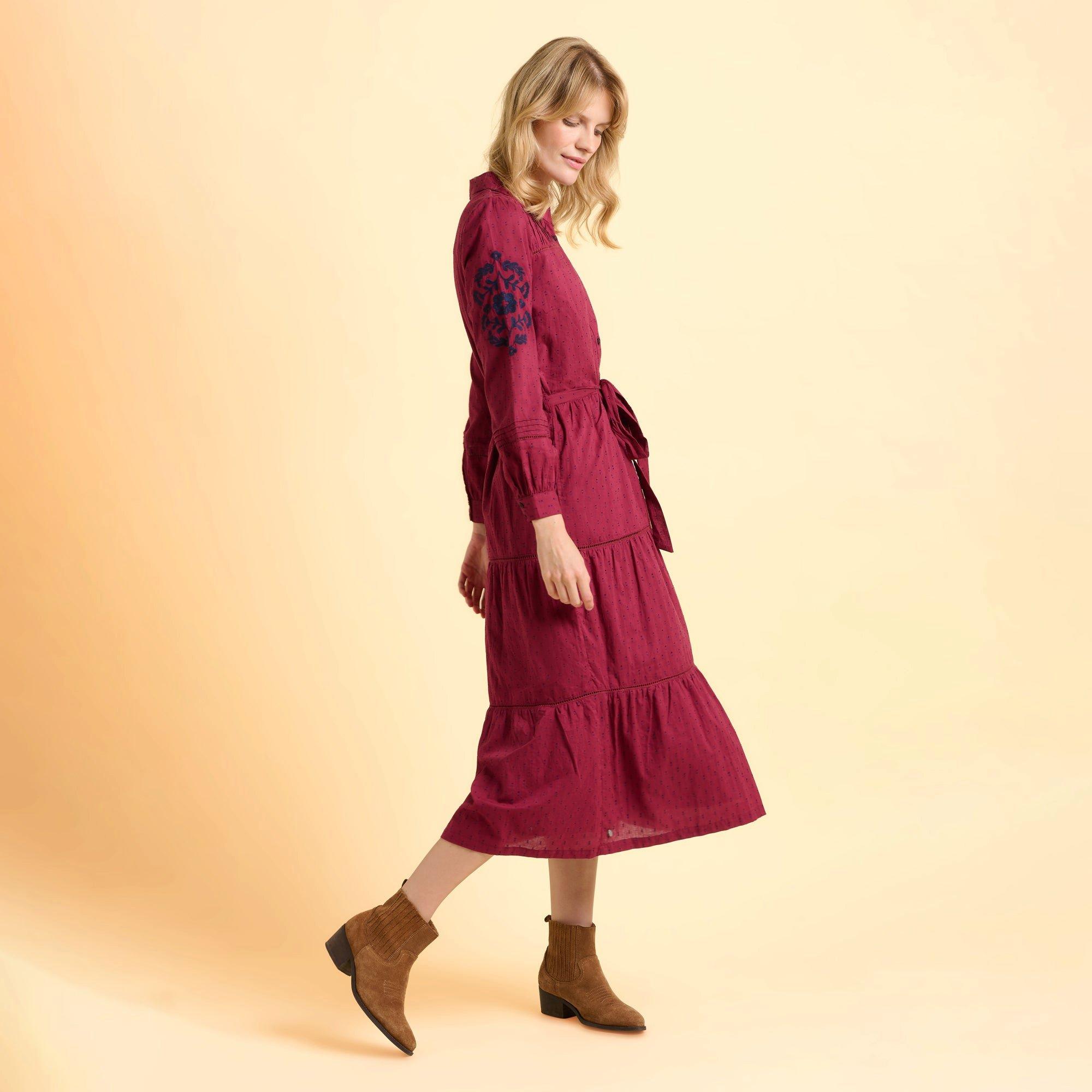 Burgundy - Brakeburn - Embers Dress - 3