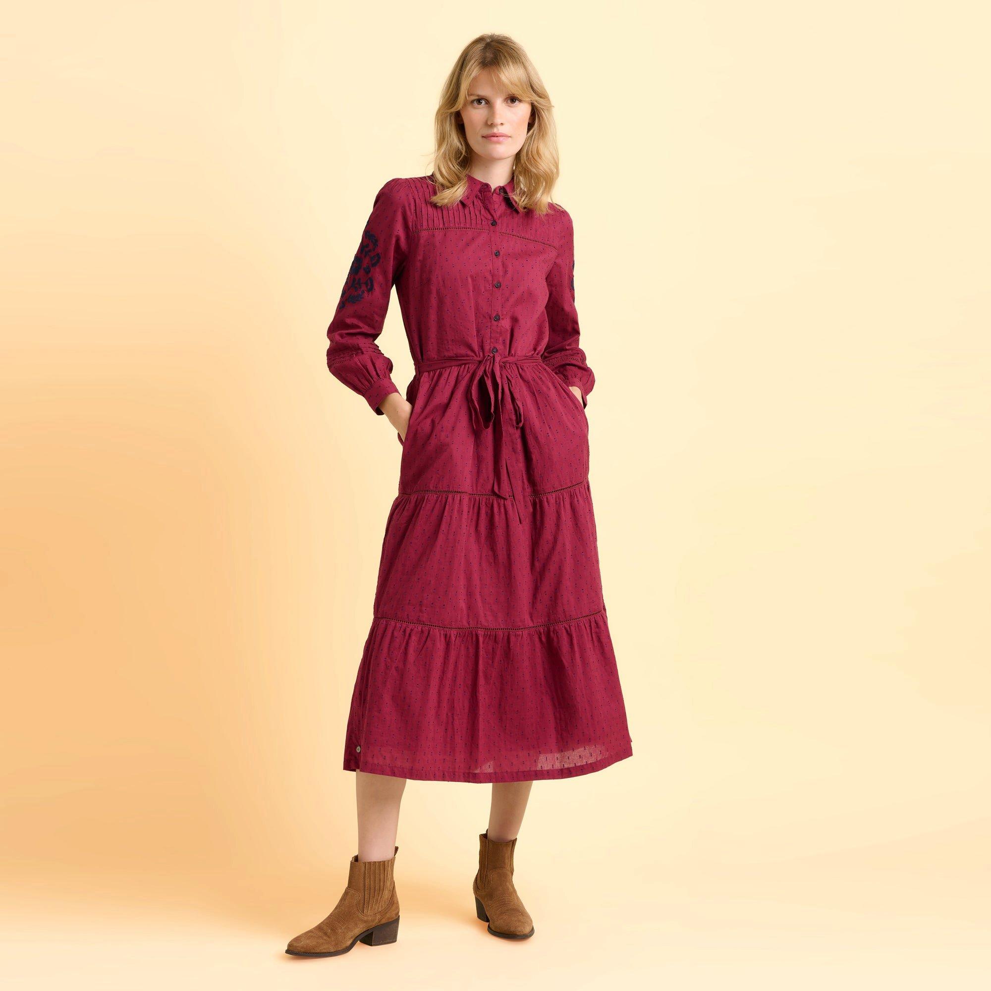 Burgundy - Brakeburn - Embers Dress - 6