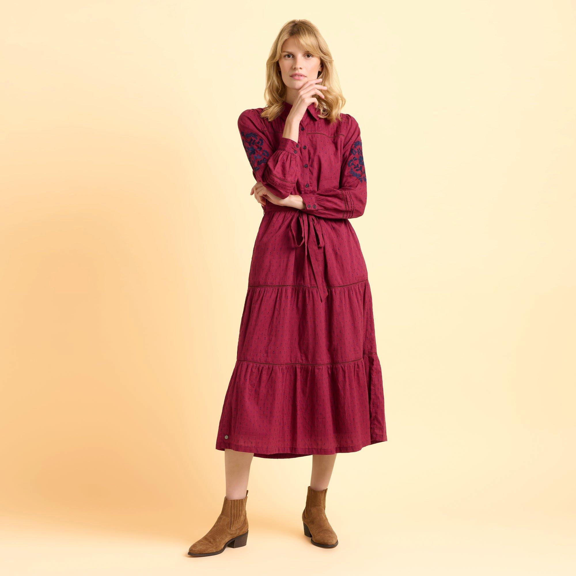 Burgundy - Brakeburn - Embers Dress - 7