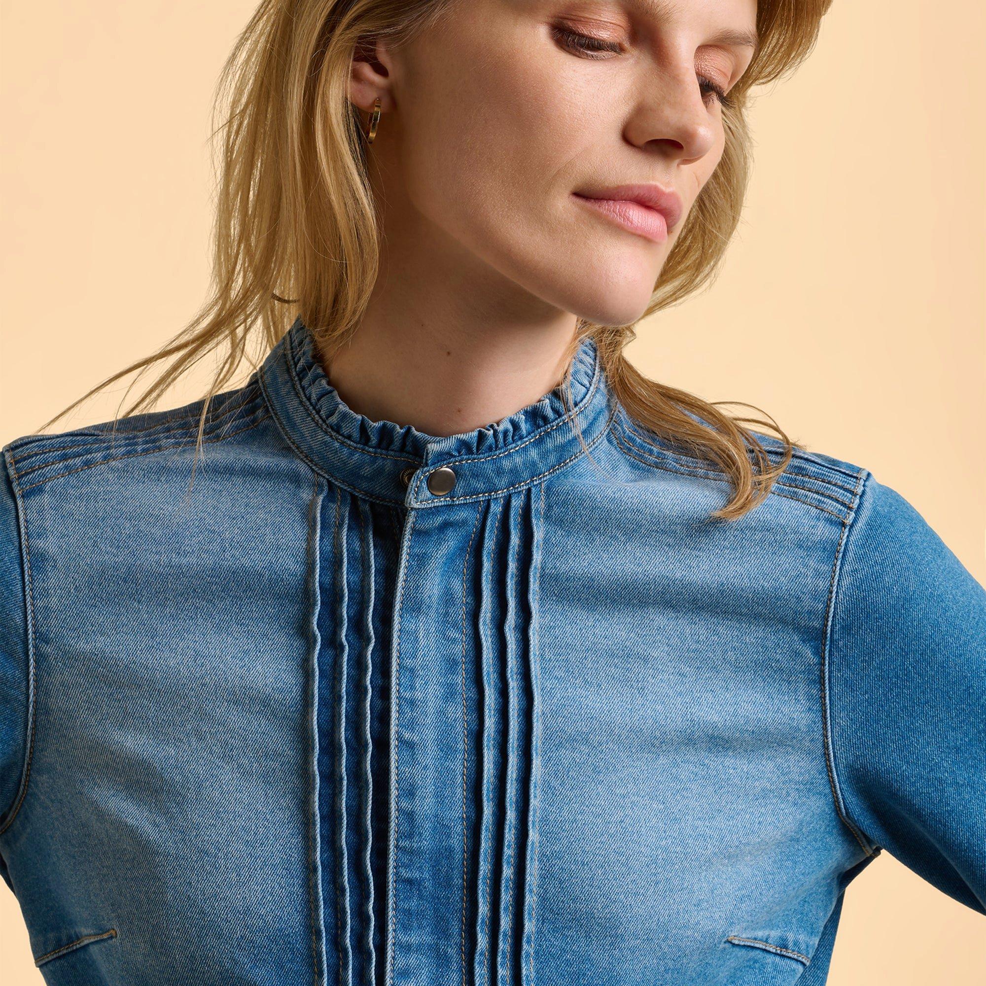 Blue - Brakeburn - Billie Denim Jumpsuit - 5