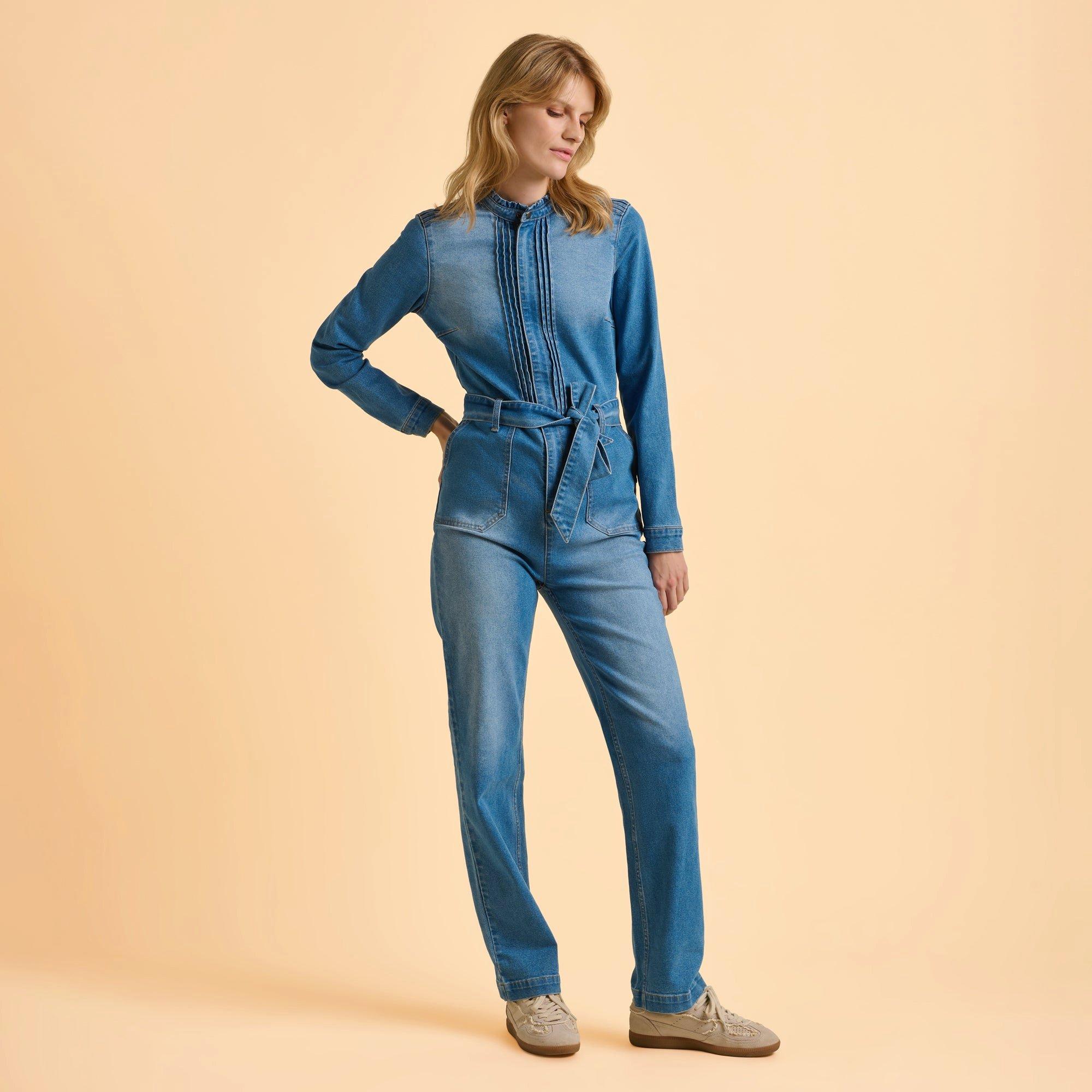 Blue - Brakeburn - Billie Denim Jumpsuit - 6